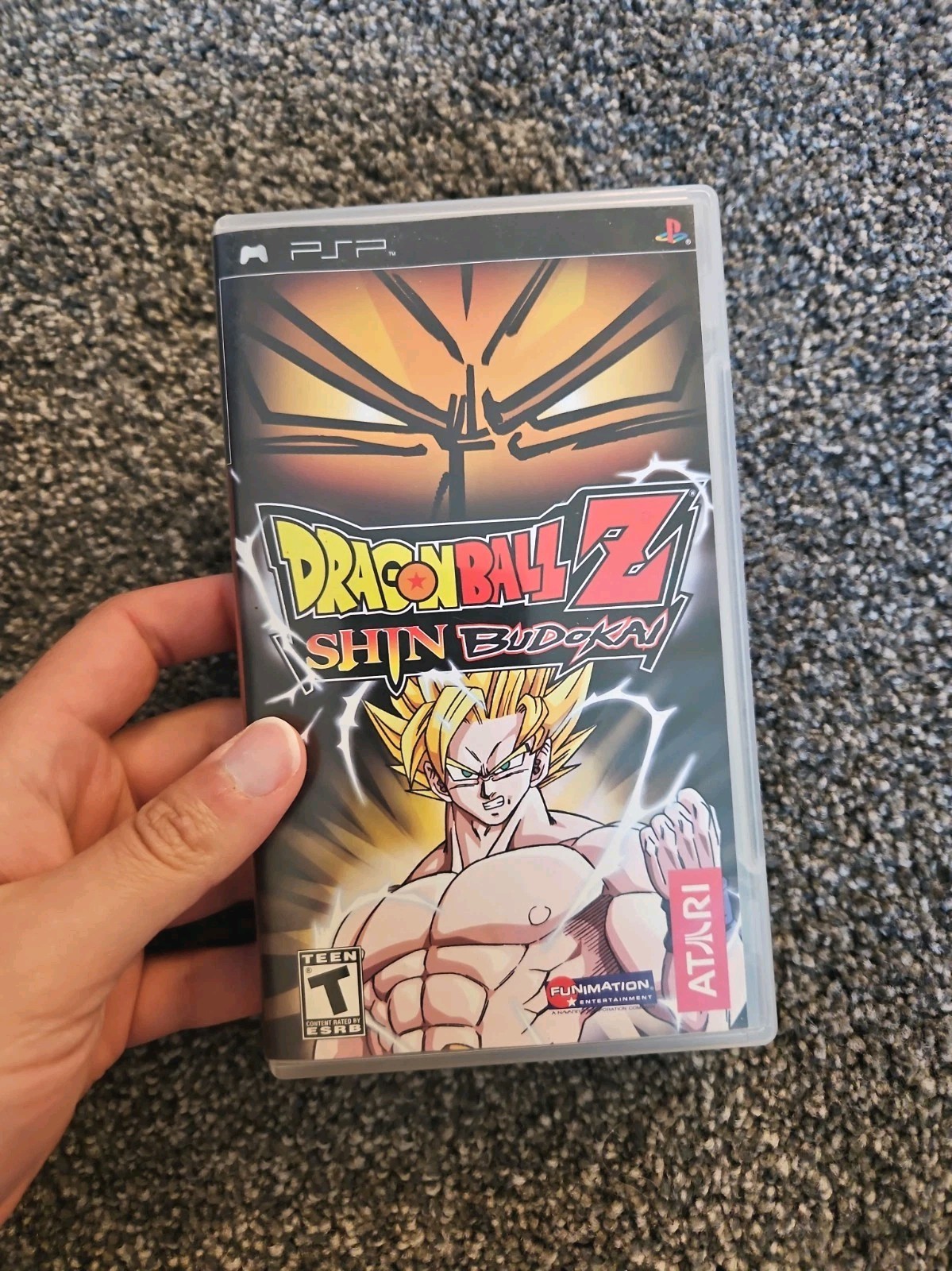 Dragon Ball Z: Shin Budokai PSP PlayStation Portable Complete CIB Black Label