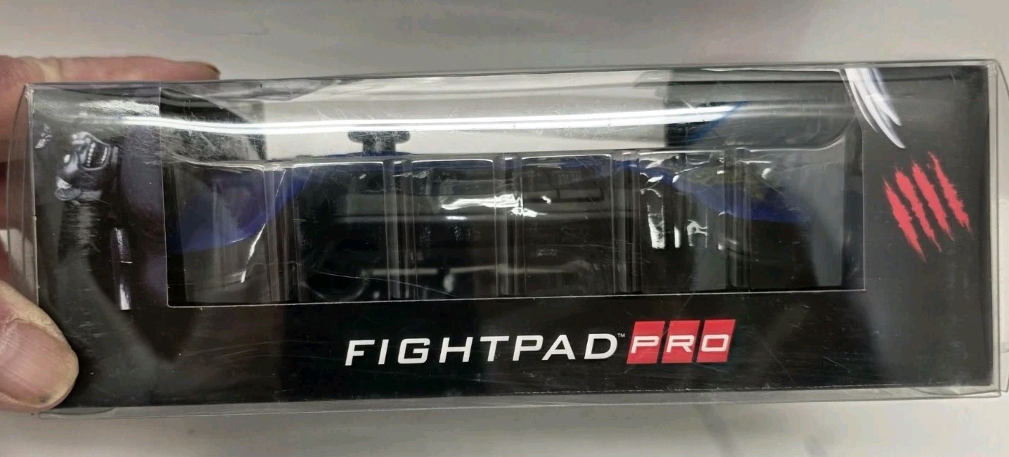 Mad Catz Playstation Street Fighter V Fight Pad PRO PS3 PS4 Controller Blue *NEW