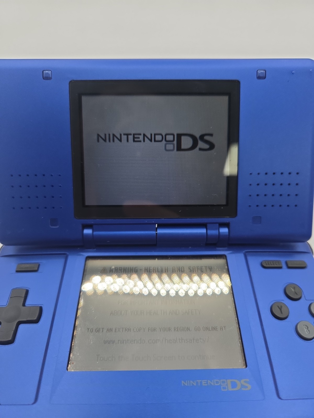 Nintendo DS Model NTR-001 Cobalt Blue Tested Working Console Charger Games Minty