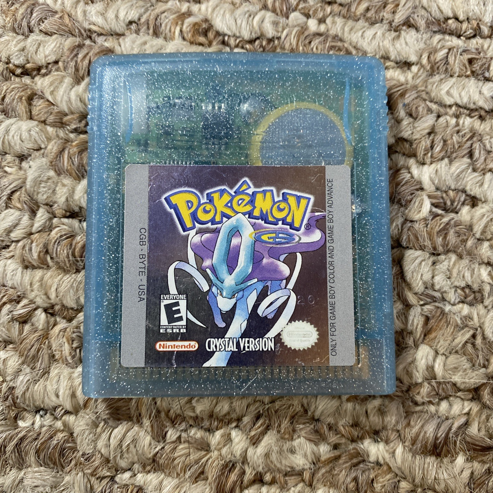 Pokémon: Crystal GBC (Game Boy Color, 2001) *New Battery* Authentic & Saves
