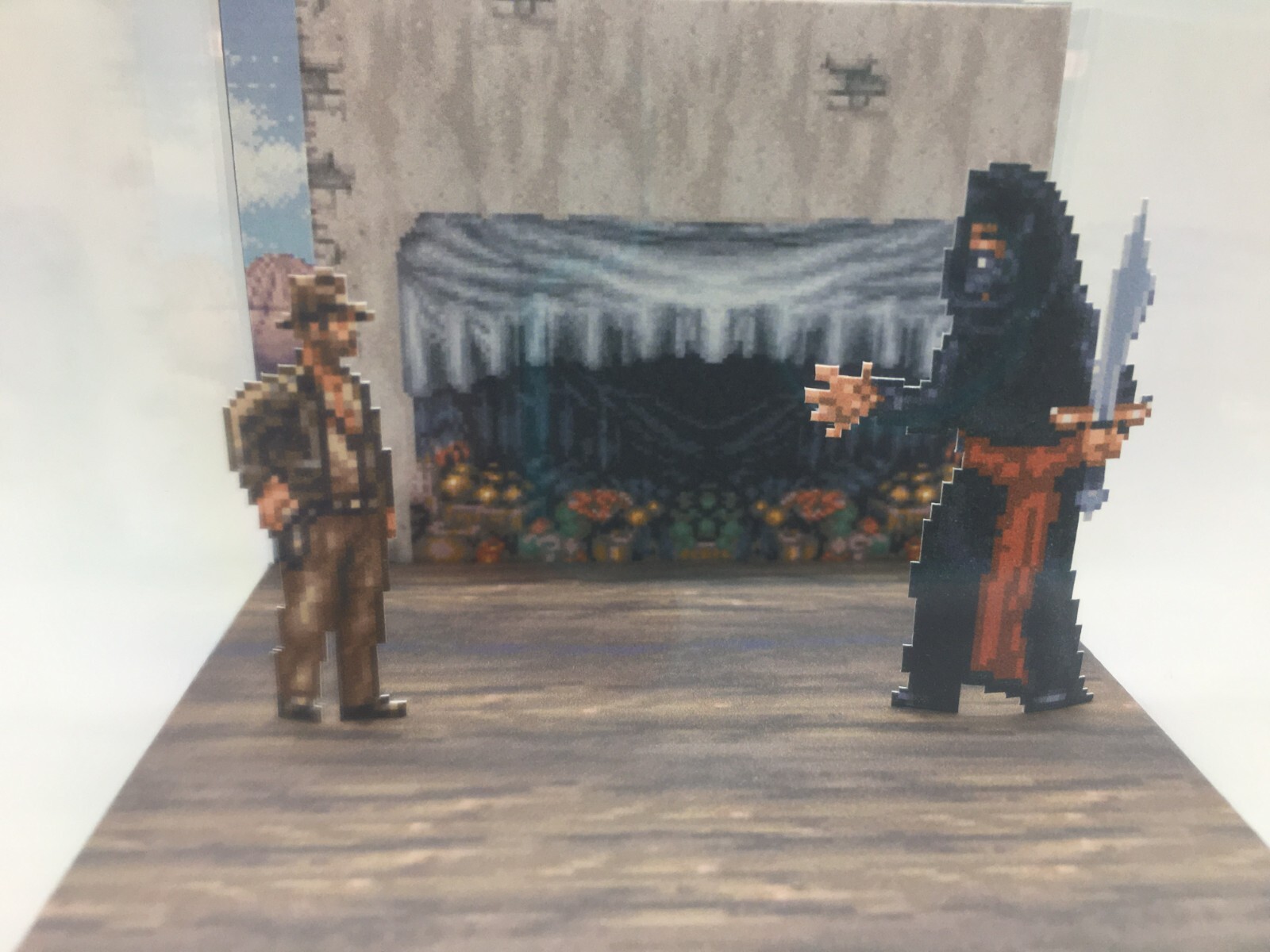 Indiana Jones and the Raiders of the Lost Ark SNES Shadow Box Diorama Cube