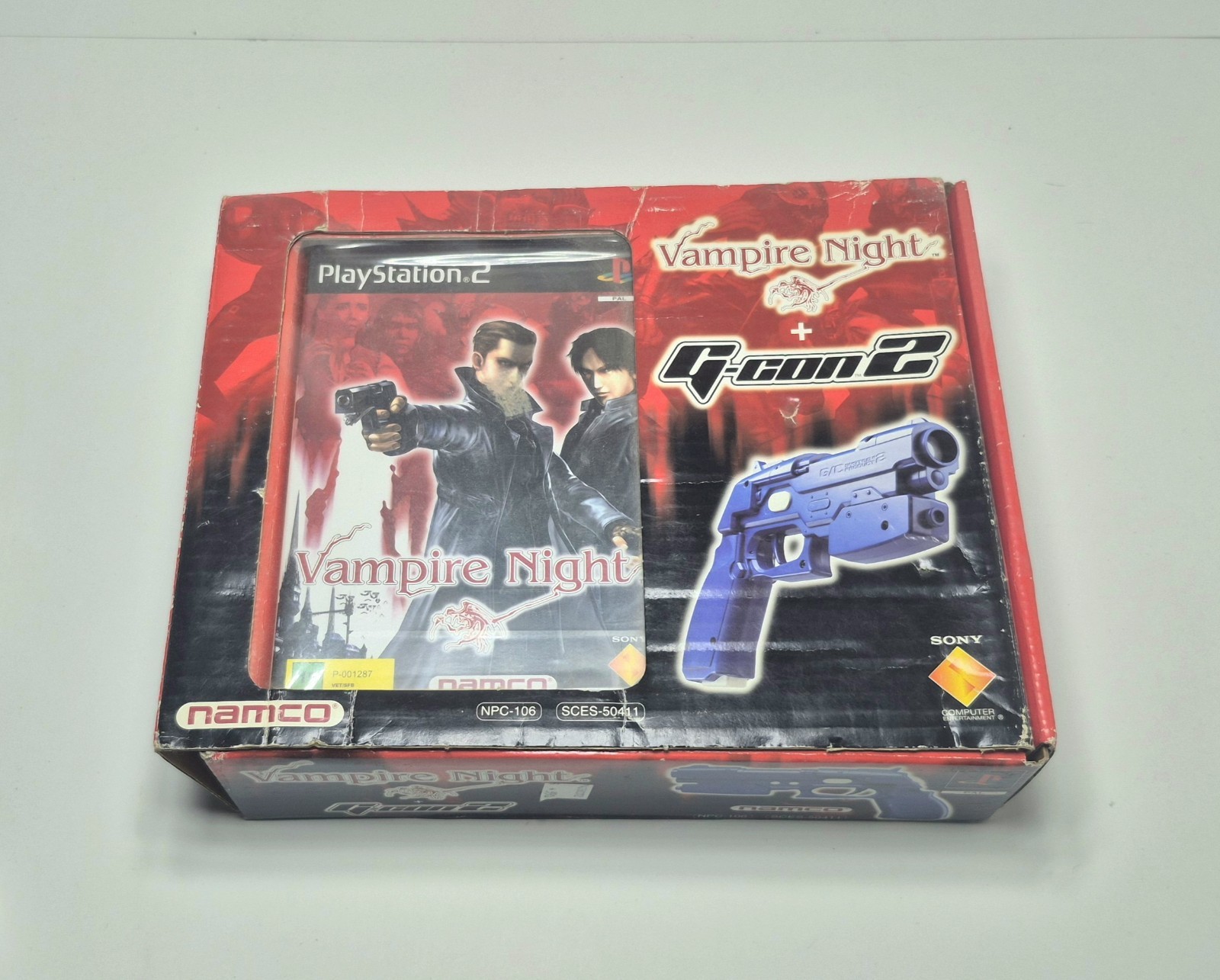 ​Vampire Night G-Con 2 Lightgun Bundle PS2 PAL Brand New In Box Namco Sony VGC