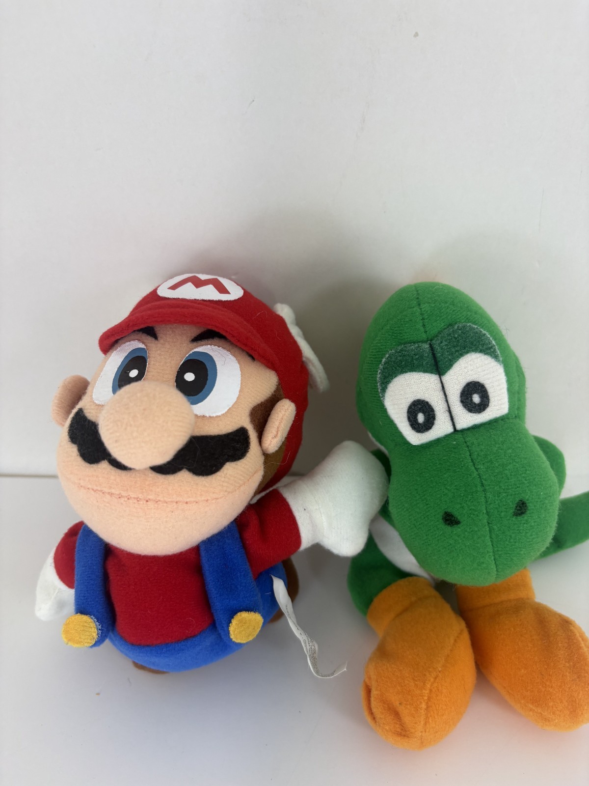 Vintage Nintendo 64 Yoshi & Flying Mario N64 Super Mario Plush Bean Bag BD&A