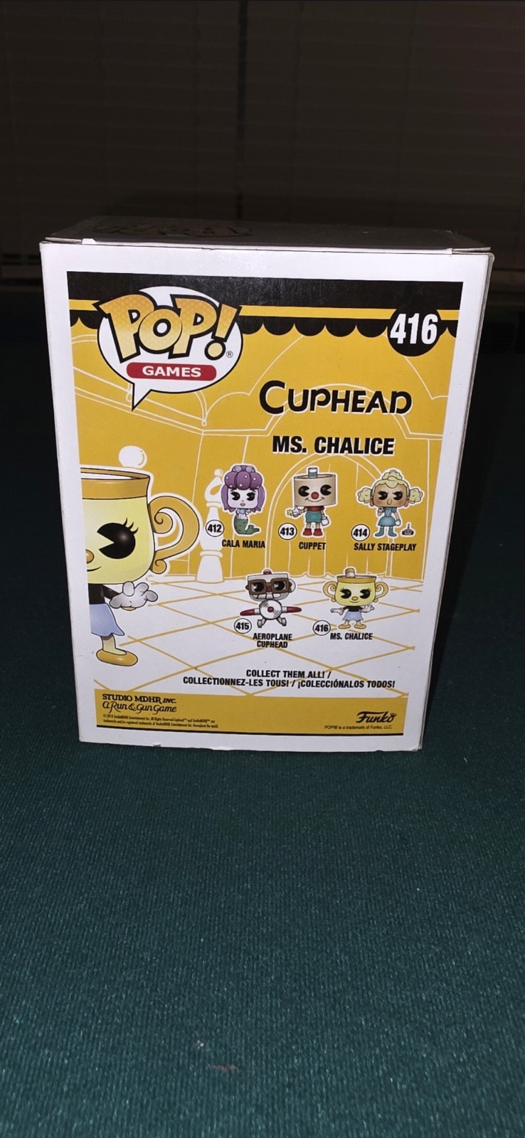Funko Pop! Games Cuphead Ms. Chalice #416 Vinyl Figure (2019)