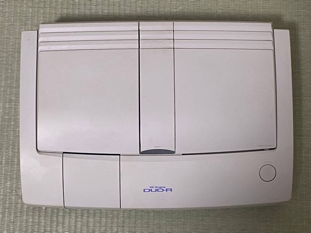 NEC PC Engine DUO-R White Console Set Tested HuCARD CD-ROM A0162