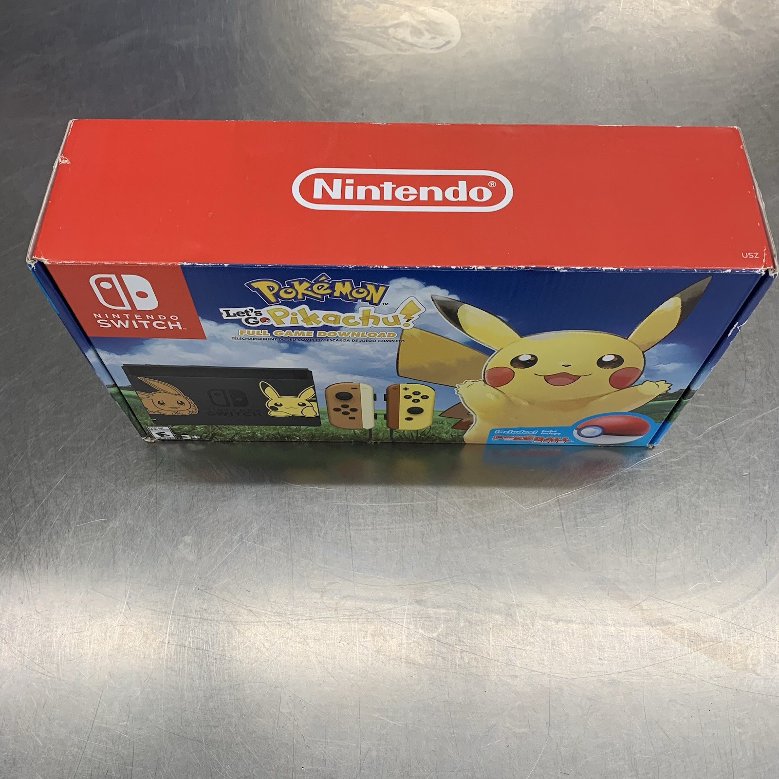 Nintendo Switch Pokémon Let’s Go Pikachu Edition in Box 32GB Console