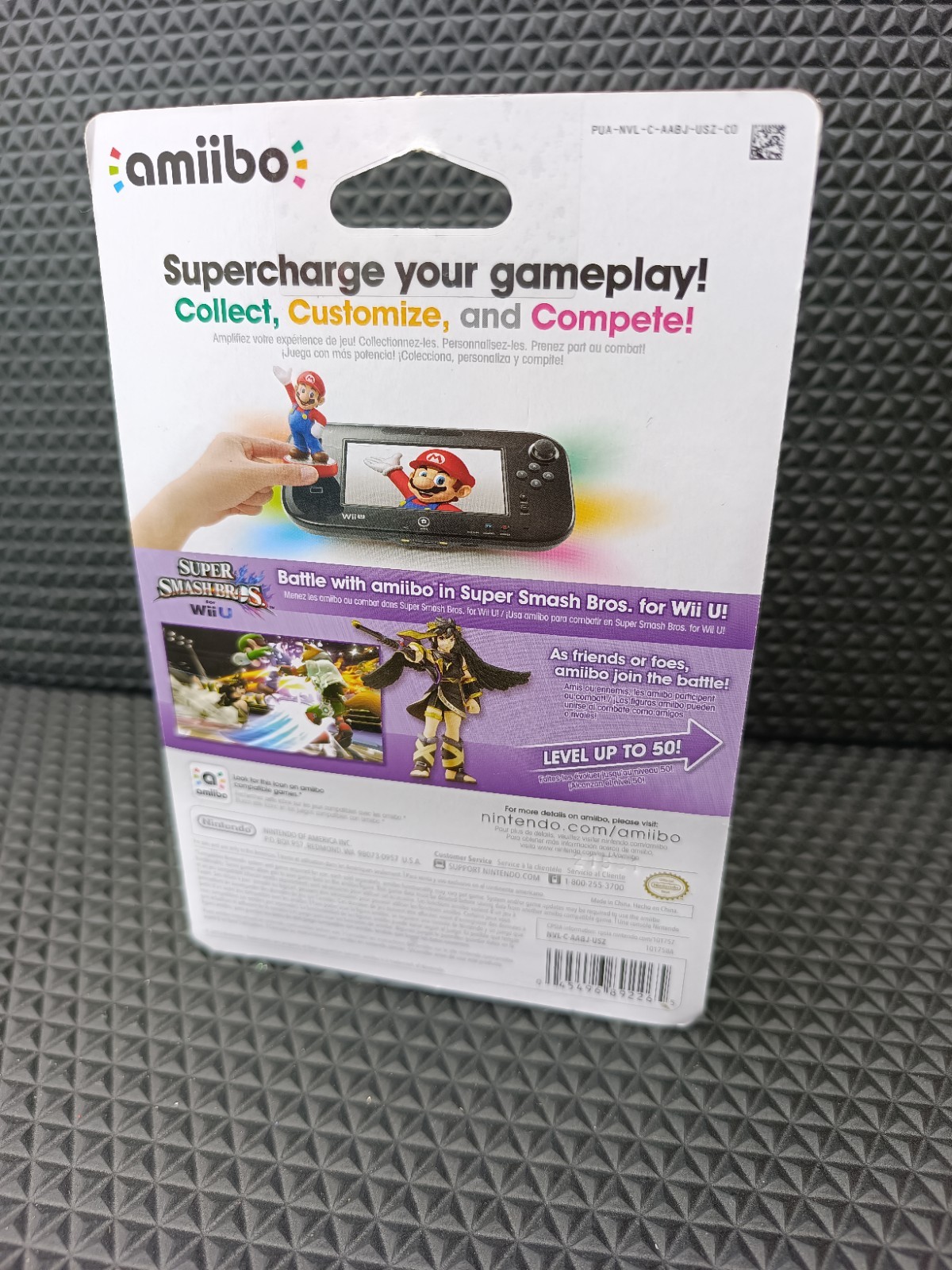 Nintendo amiibo Dark Pit Collectible Figure Super Smash Bros. for Wii U 2015