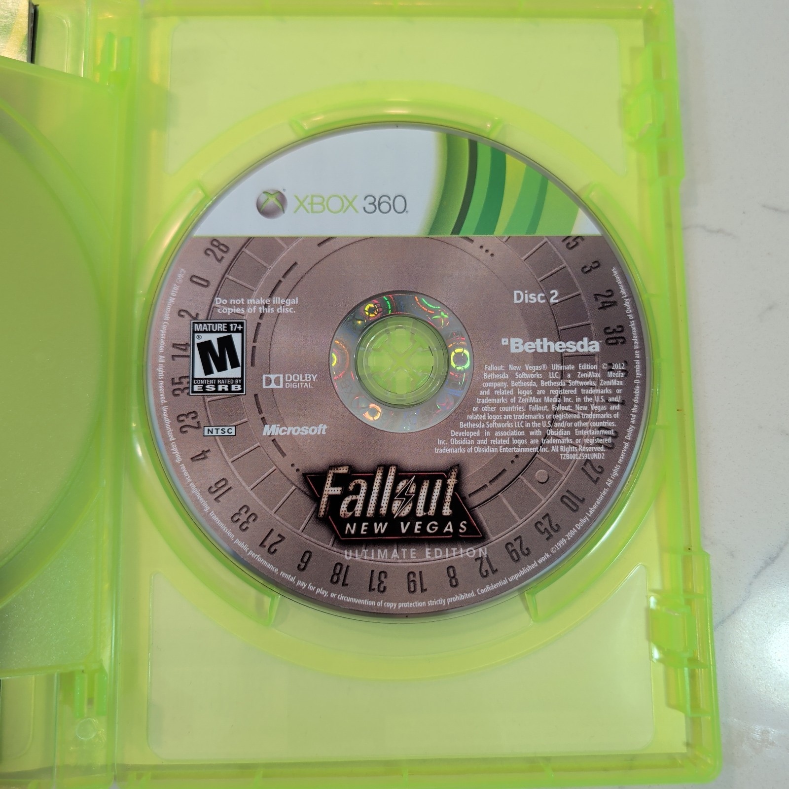 Fallout: New Vegas – Ultimate Edition (Xbox 360, 2012) w/ Manual – Tested