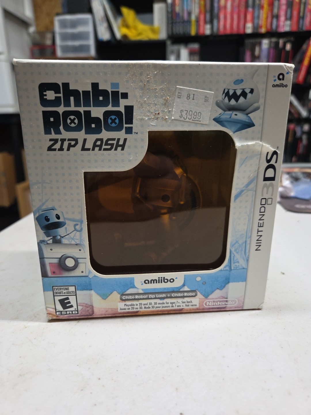 Chibi-Robo! Zip Lash + Amiibo Bundle (Nintendo 3DS) Brand New – Factory Sealed