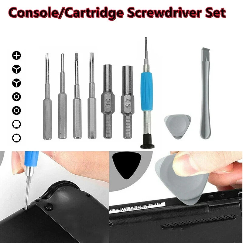 For Nintendo Switch 3DS Wii DS DSL Triwing Screwdriver Repair Tool Kit 10 in 1