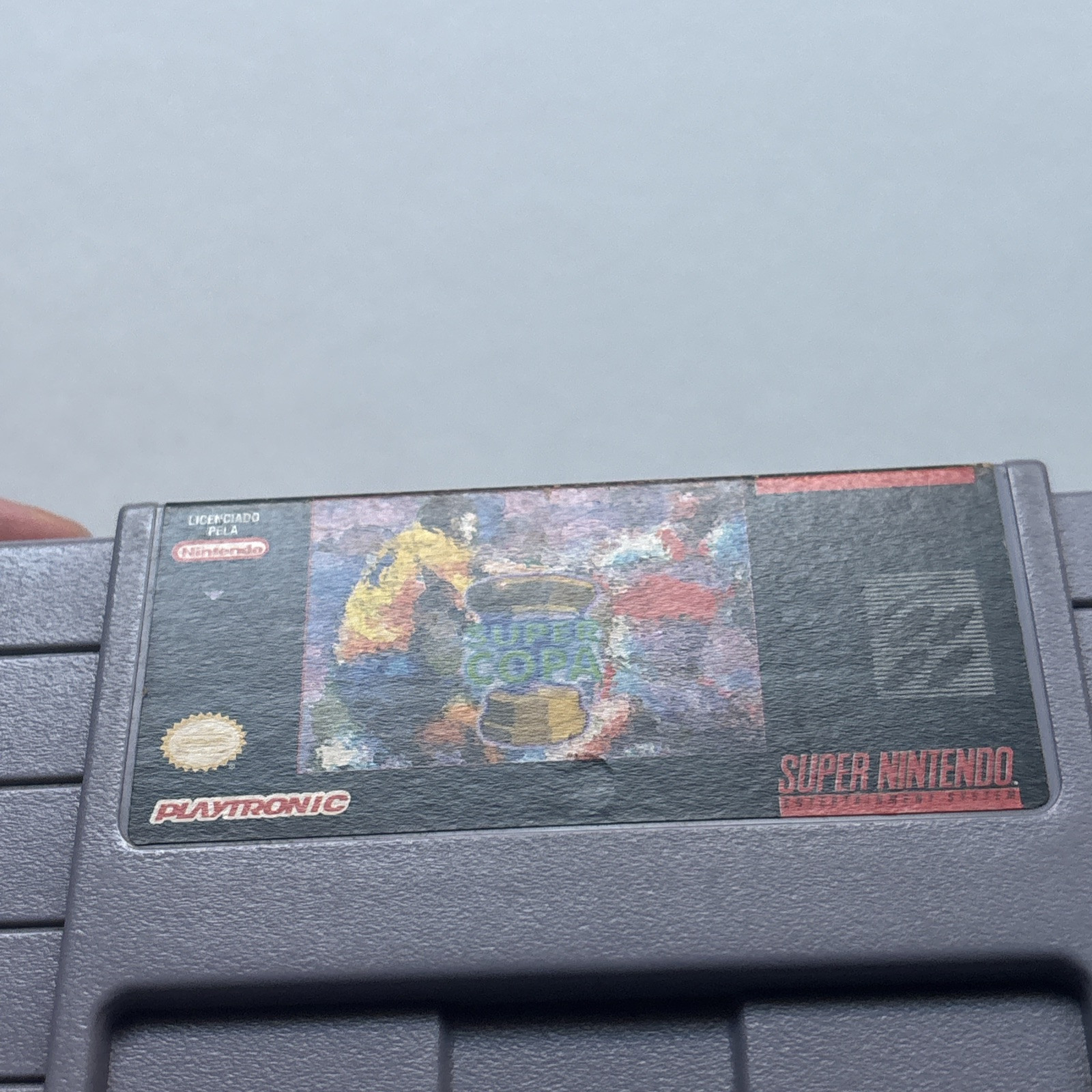 Brazil Gradiente Playtronic Super Nintendo SNES Super Copa Soccer Futbol Retro