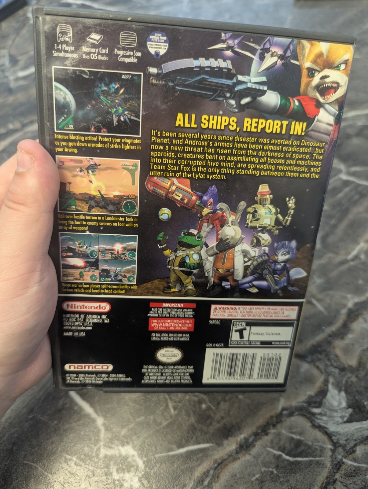 NICE! Star Fox: Assault (Nintendo GameCube, 2005) Complete! TESTED!