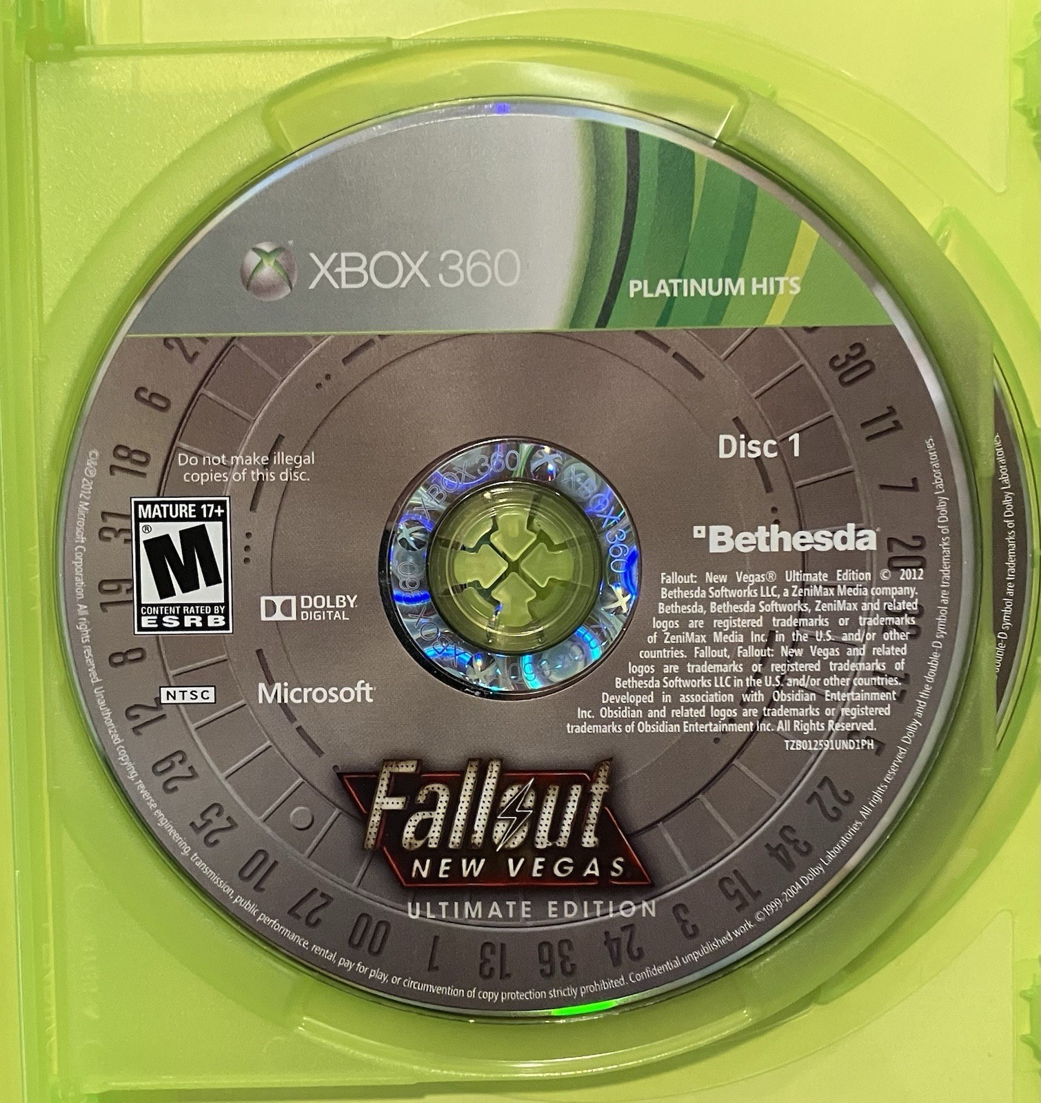 Fallout: New Vegas – Ultimate Edition (Xbox 360, 2012) Complete Next Day Ship