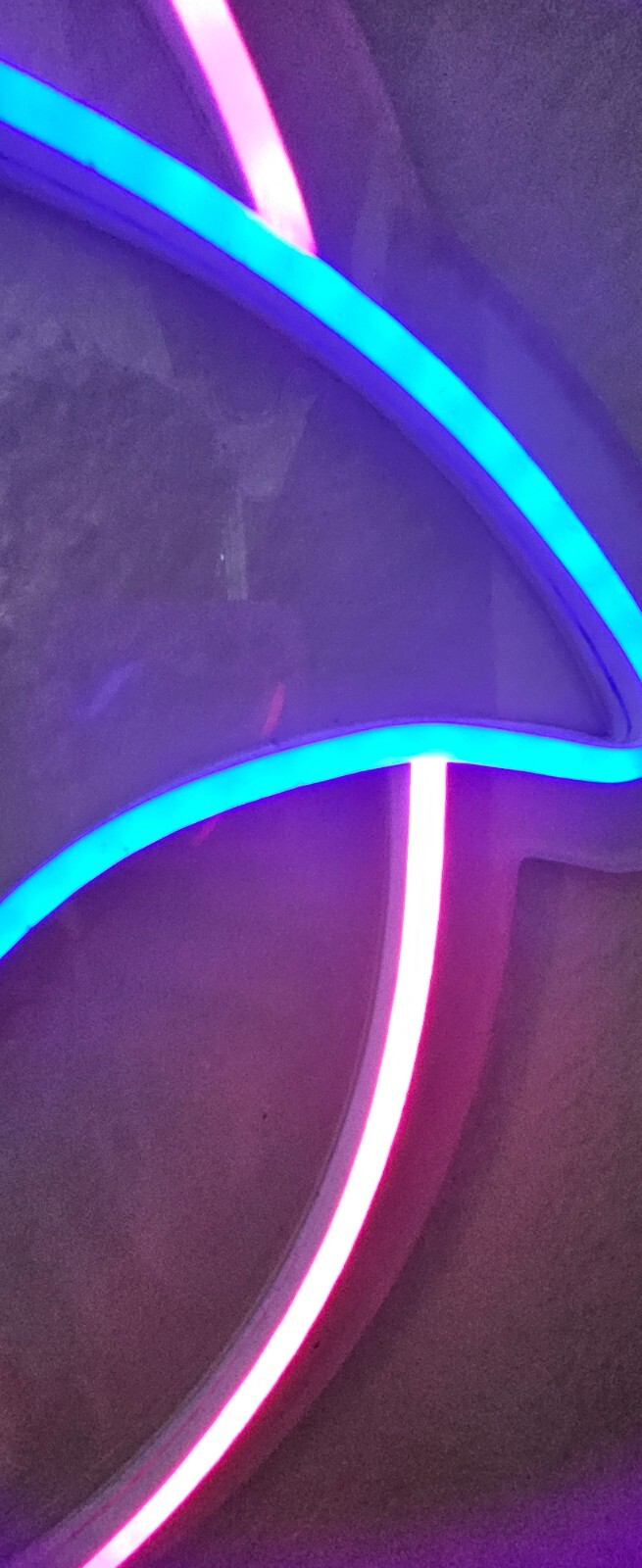 Batman DC comics 16.5 inches diameter neon sign bright pink/blue