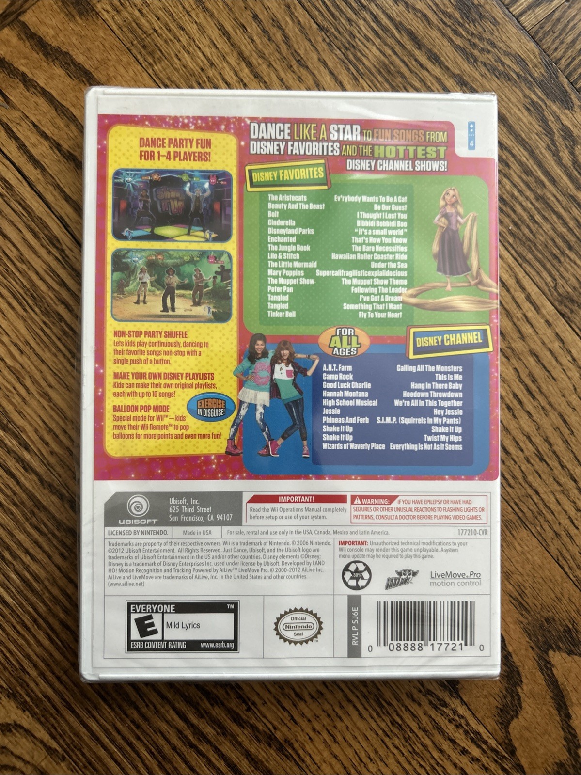 Just Dance Disney Party – Nintendo Wii Brand New Sealed