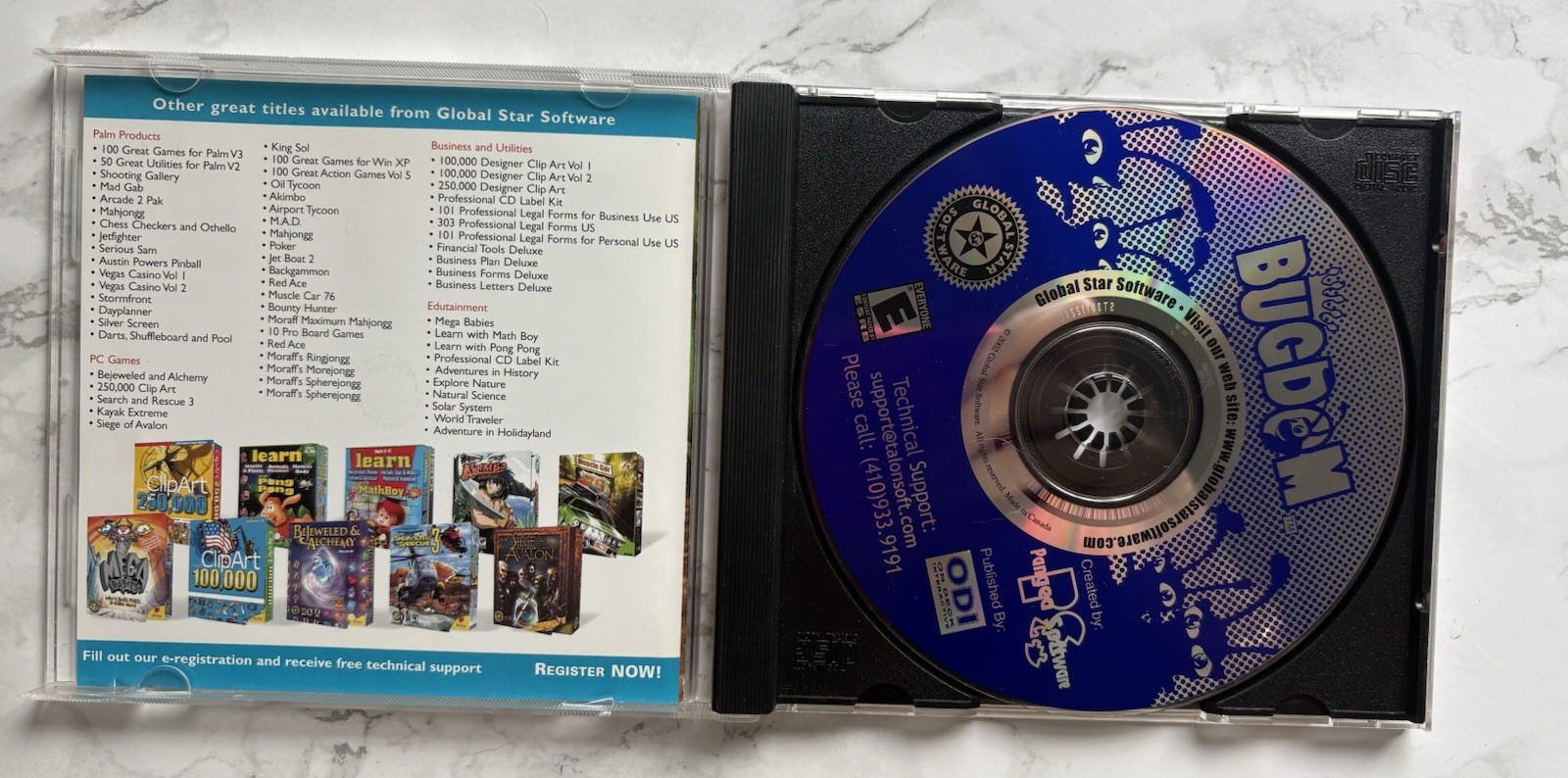 Bugdom 3D PC CD-ROM Game 2002 Computer Game Vintage Y2K Nostalgia Gamer