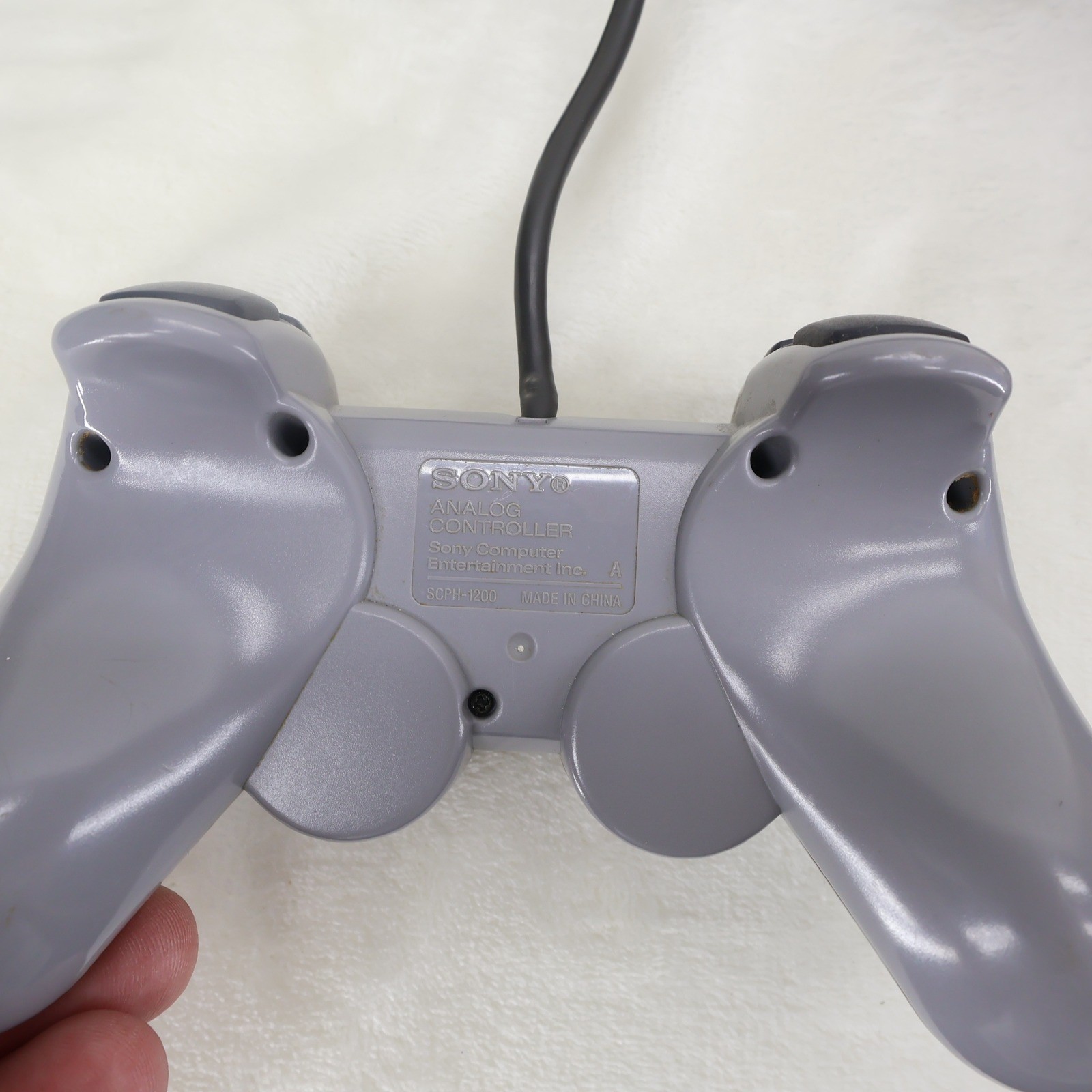Sony PlayStation PS1 Console Bundle SCPH-9001 Gray DualShock Controller READ