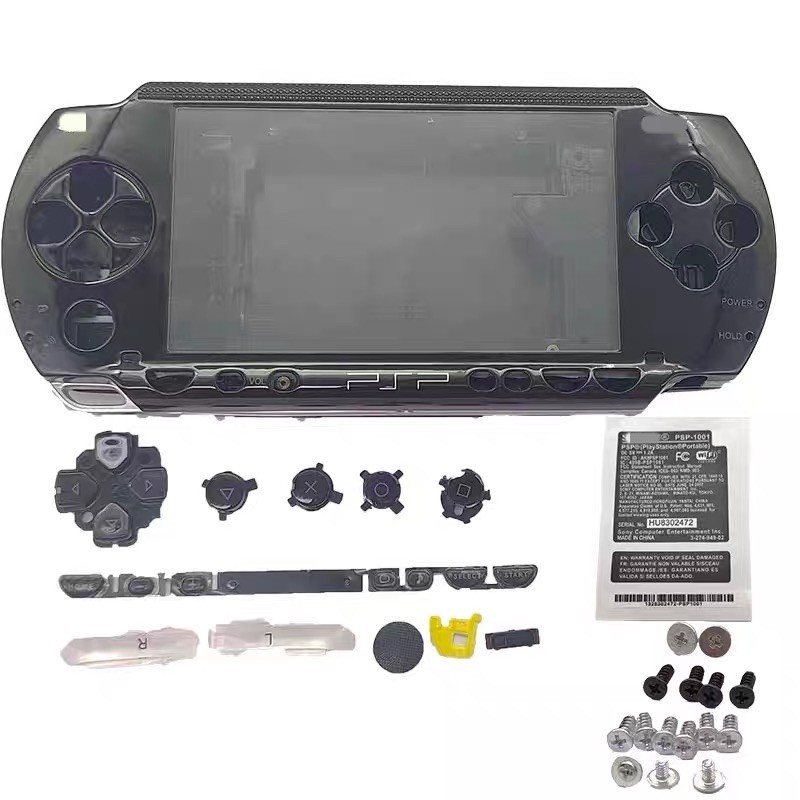 Replacement Full Housing Shell Faceplate Case for Sony PSP 1000 With Buttons Set