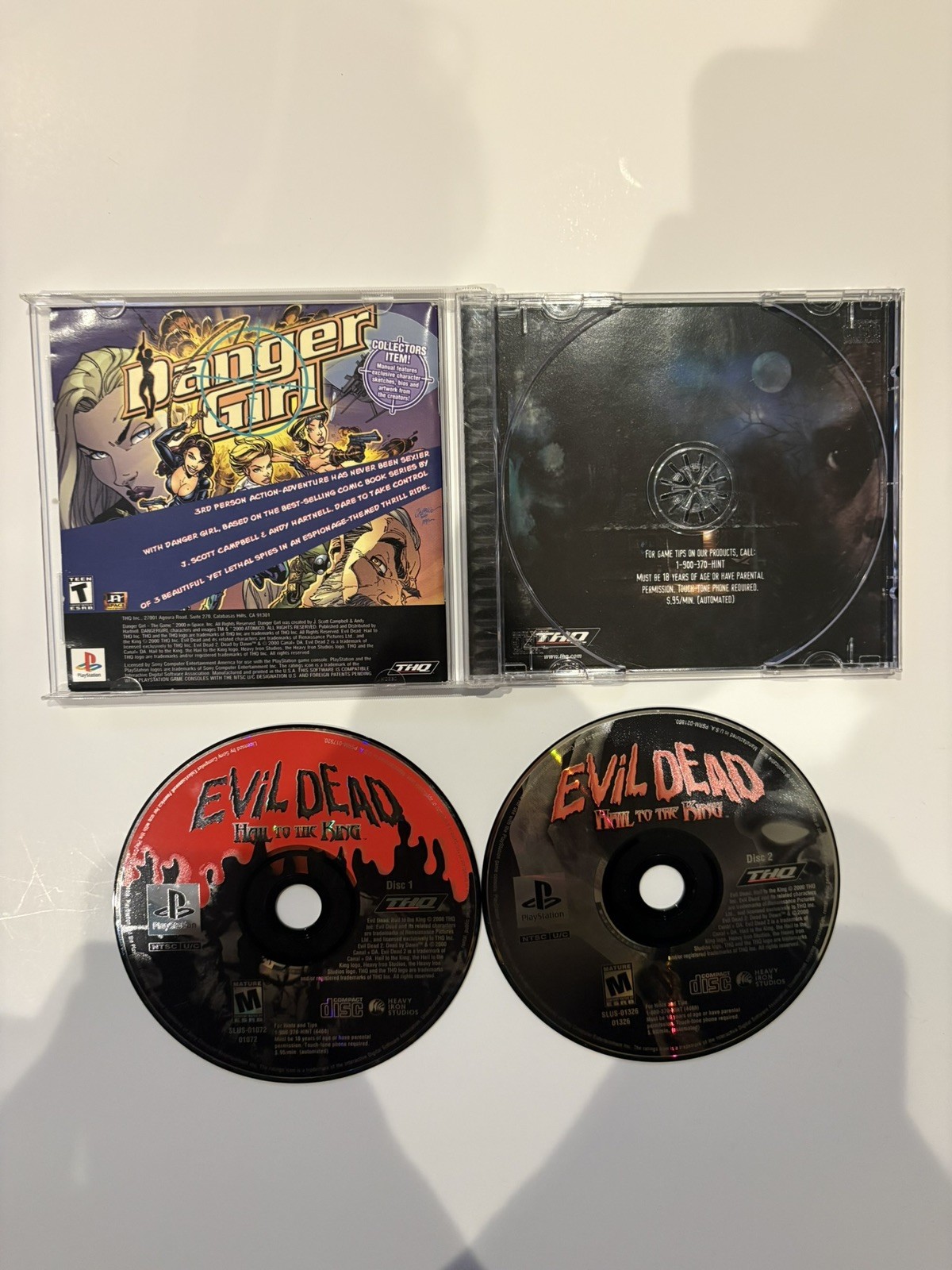 Evil Dead Hail to the King Sony PlayStation PS1 Video Game CIB Survival Horror