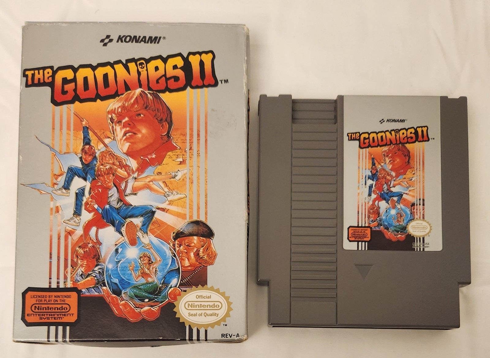THE GOONIES 2 (1987) NES NINTENDO GAME CIB IN GREAT CONDITION
