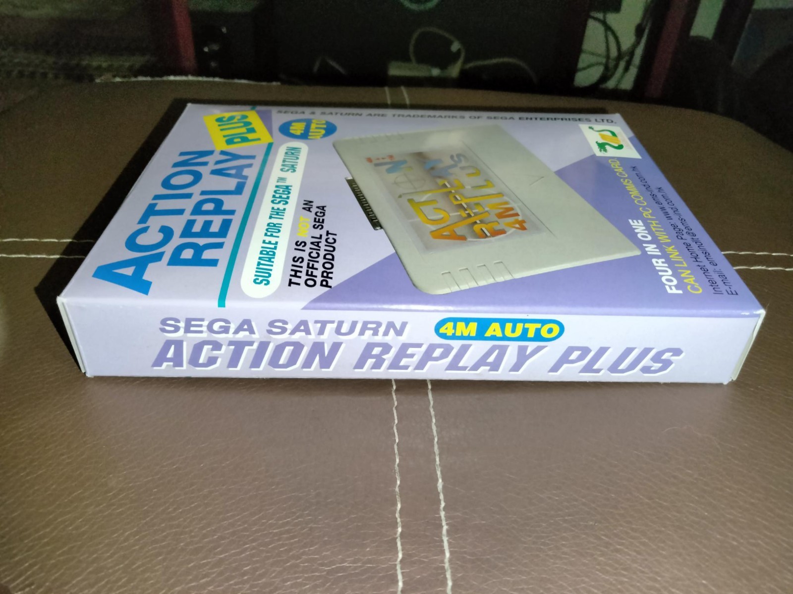 EMS ACTION REPLAY PLUS – 4MB – 4 in 1 EXPANSION CARD – FOR SEGA SATURN