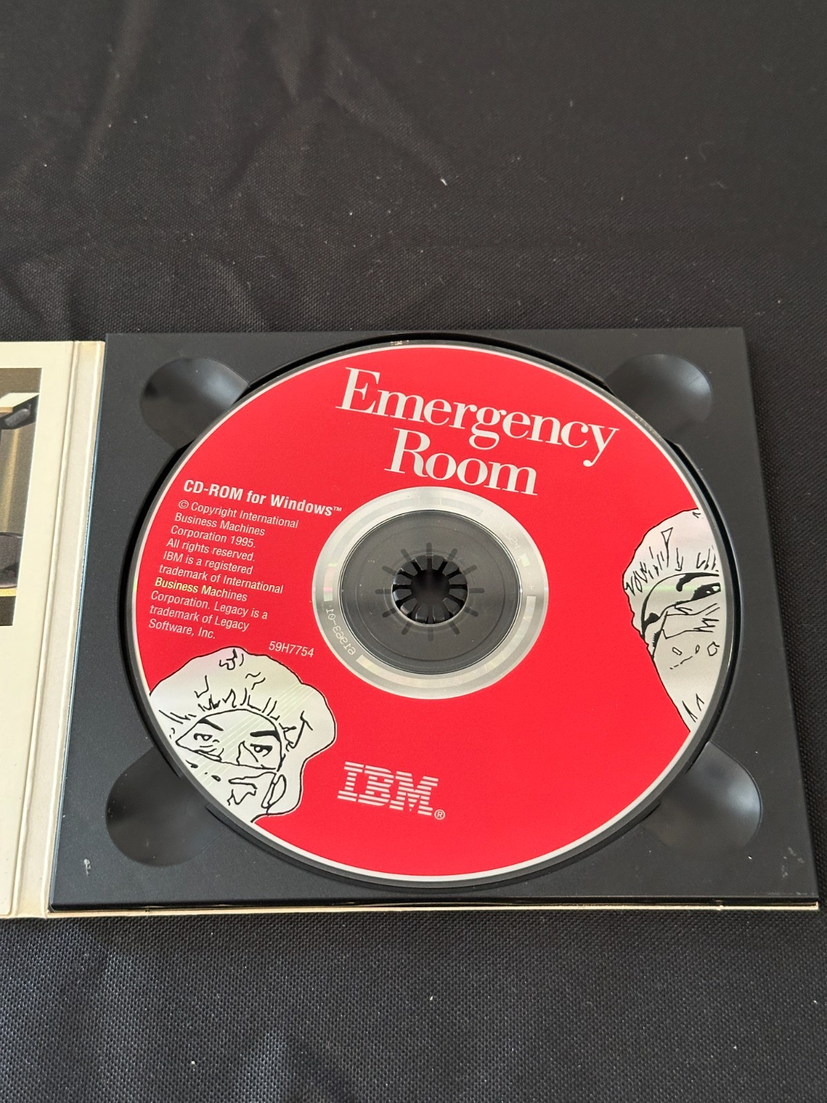 IBM Emergency Room 1995 DOS CD‑ROM PC Game Vintage Medical Simulation
