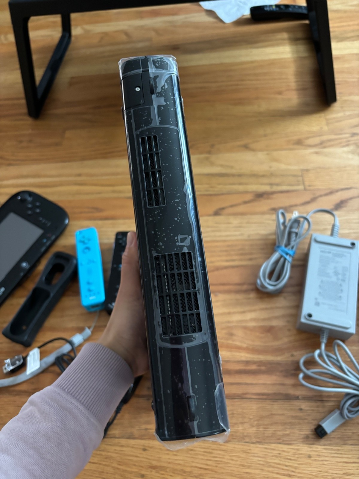 Wii U Console Black 32GB Tested&Work Sold as-is READ DESCRIPTION Check VIDEO