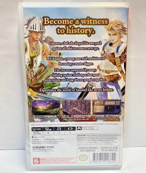 SaGa Frontier 2 Remastered (Multi-Language) Switch Brand New Game [2025 RPG]
