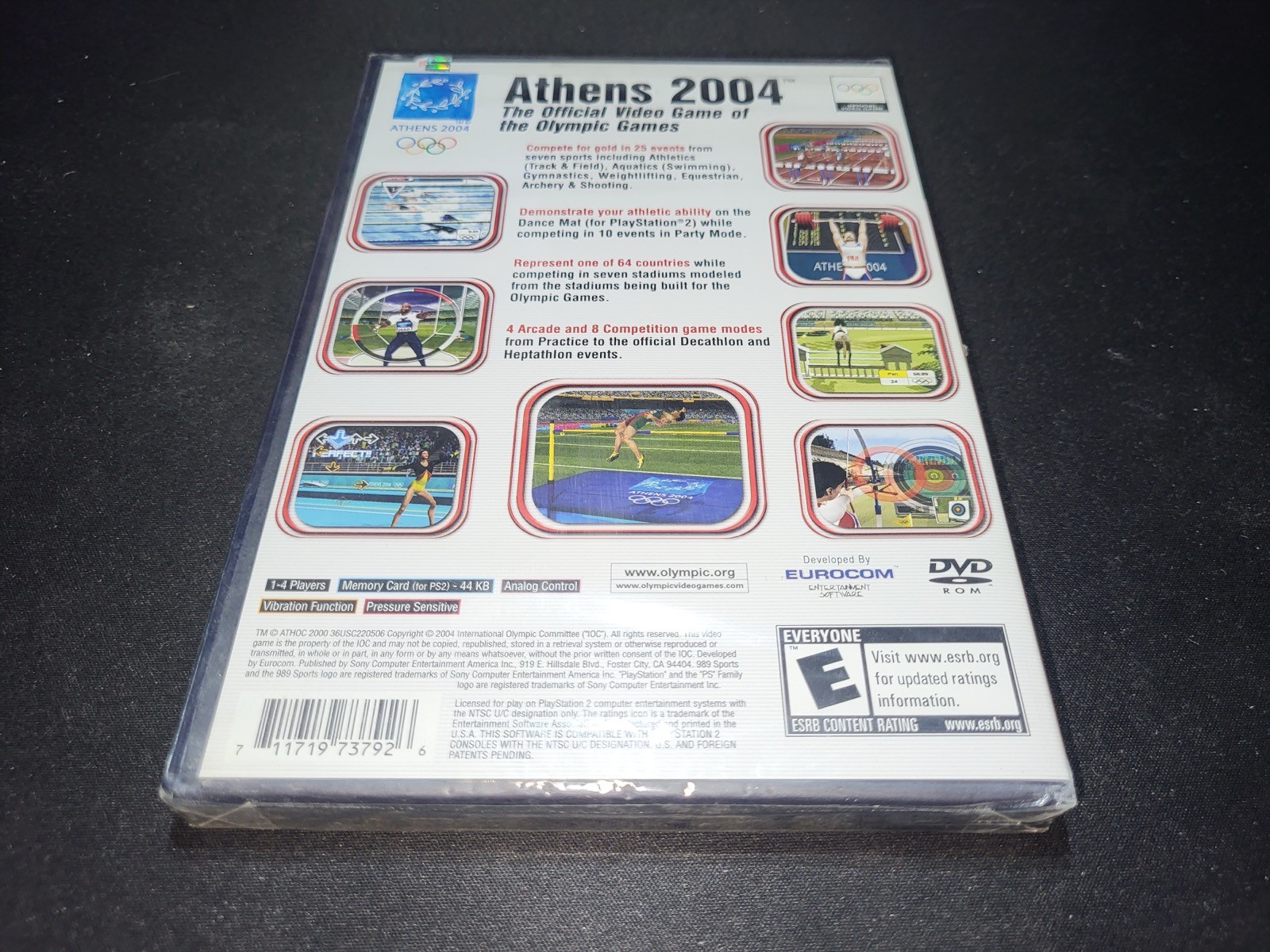 Athens 2004 Summer Olympics 989 Sports Sony Playstation 2 PS2 Brand NEW SEALED!