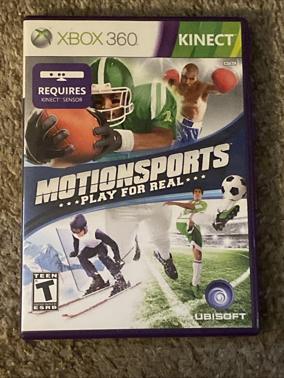 Kinect X Box 360:Motion Sport:Play For Real: Preowned: Teen: Microsoft/