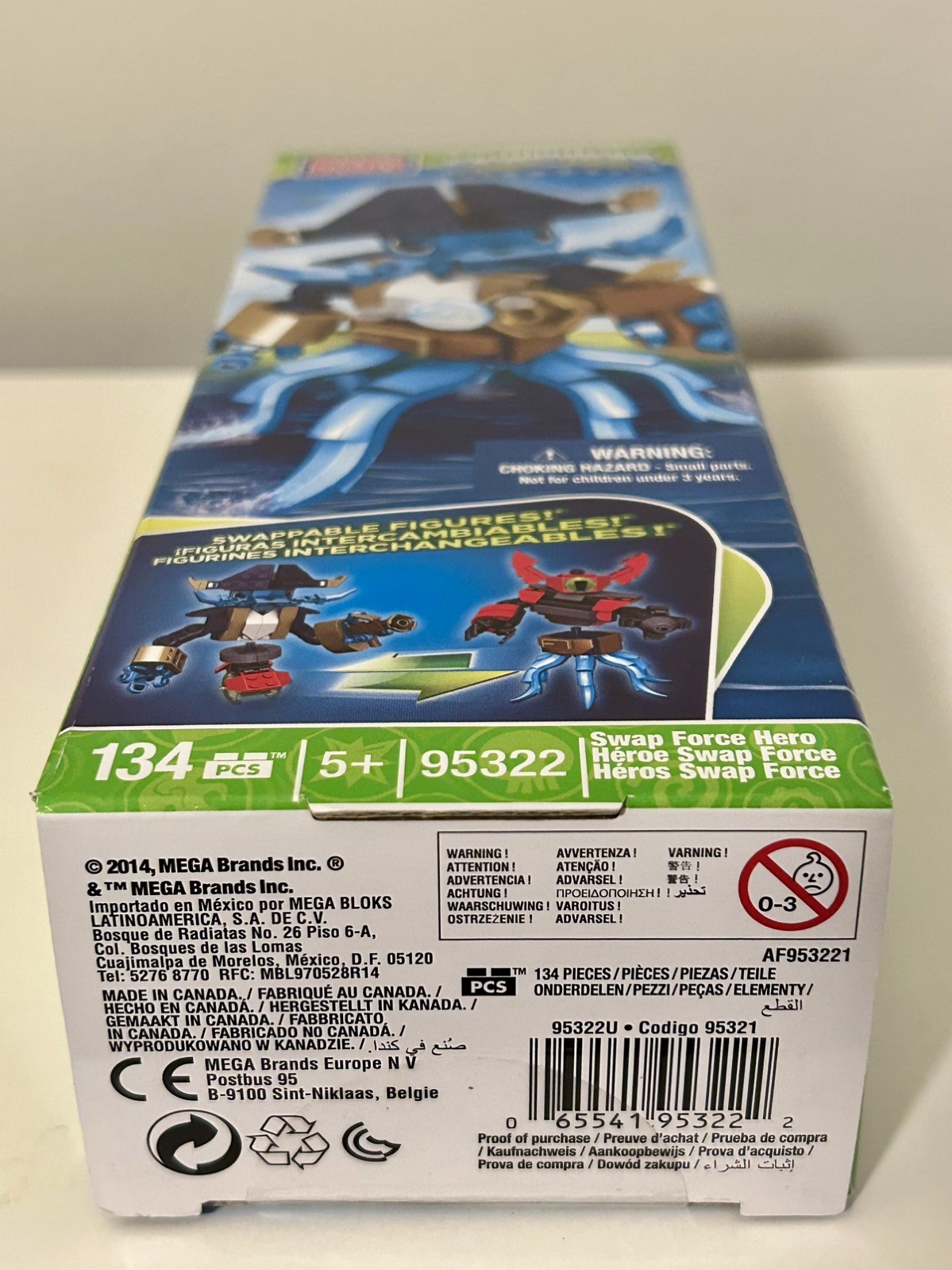 Skylanders – Swap Force – MEGA BLOKS – Wash Buckler 🐙 Rare – BNIFSP