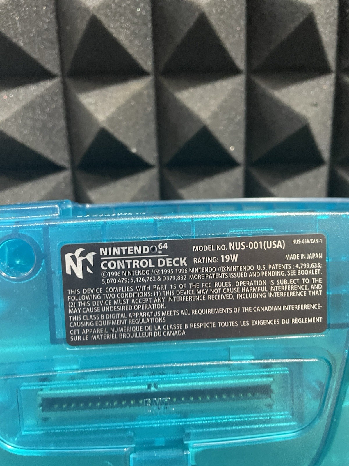 Nintendo 64 Funtastic Ice Blue Console Bundle Tested Working