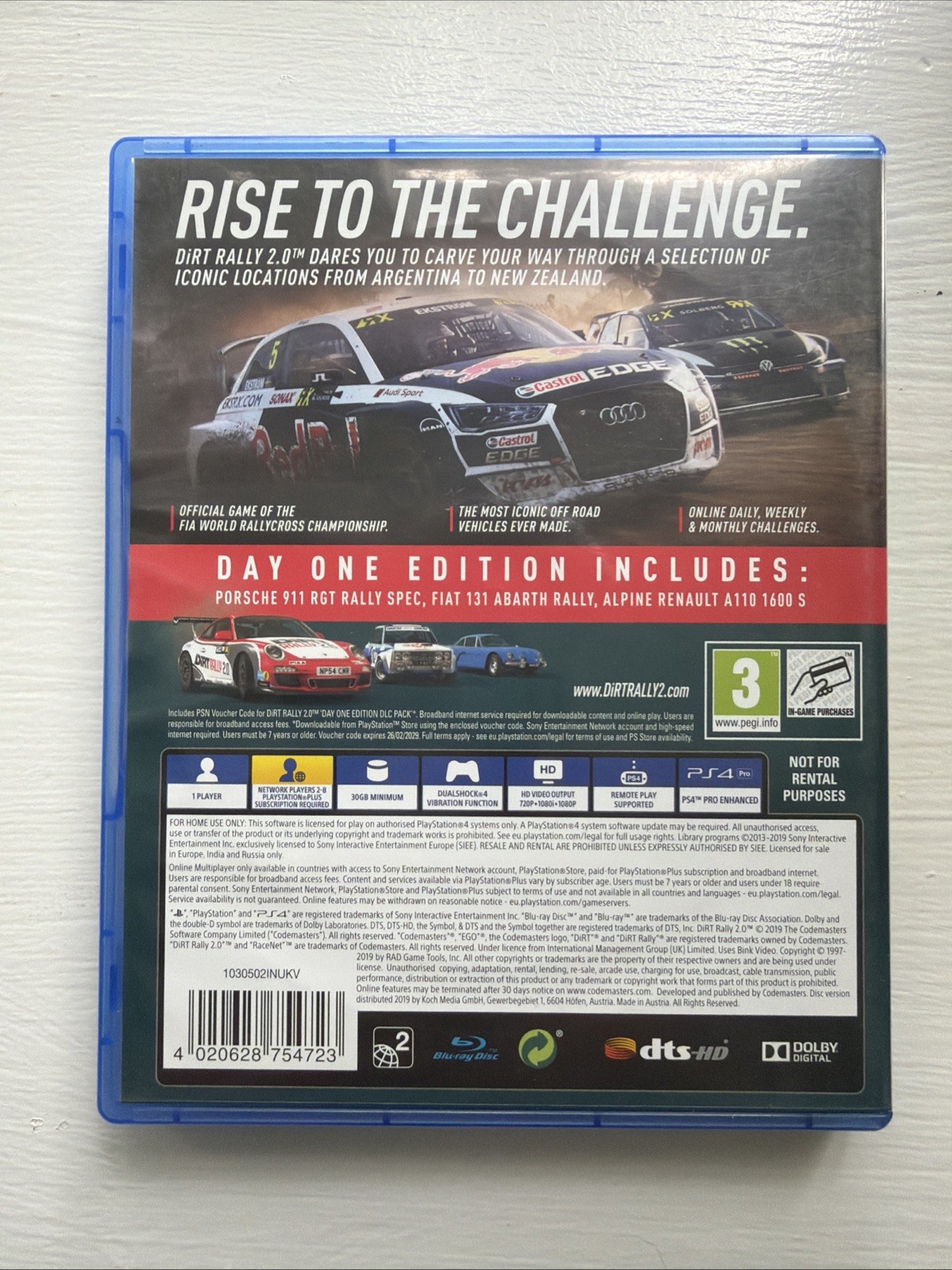 Dirt Rally 2.0 – Day One Edition – Sony PlayStation 4