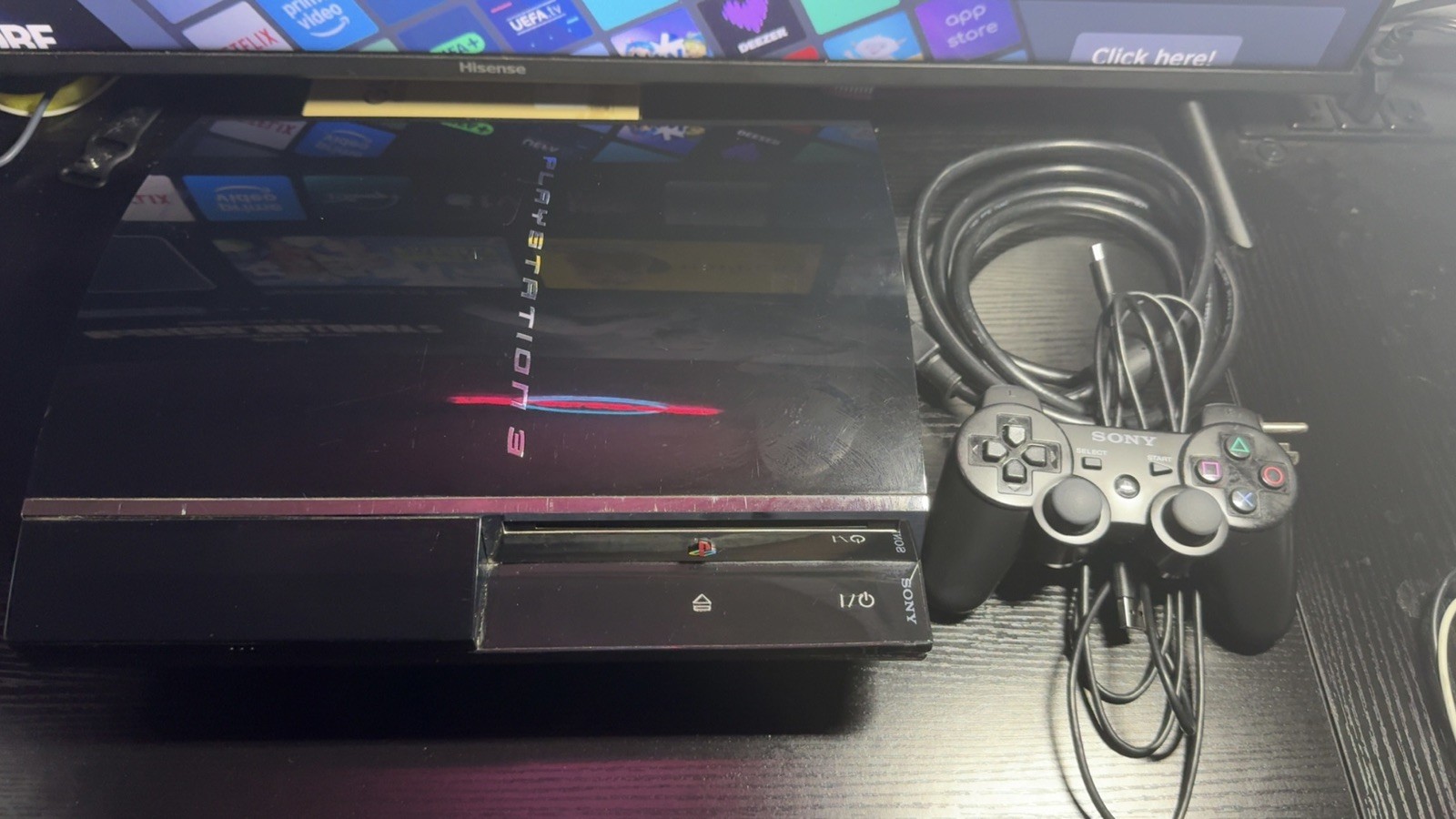 Sony PlayStation 3 Backwards Compatible 256GB SSD CECHA01 Console Tested Working