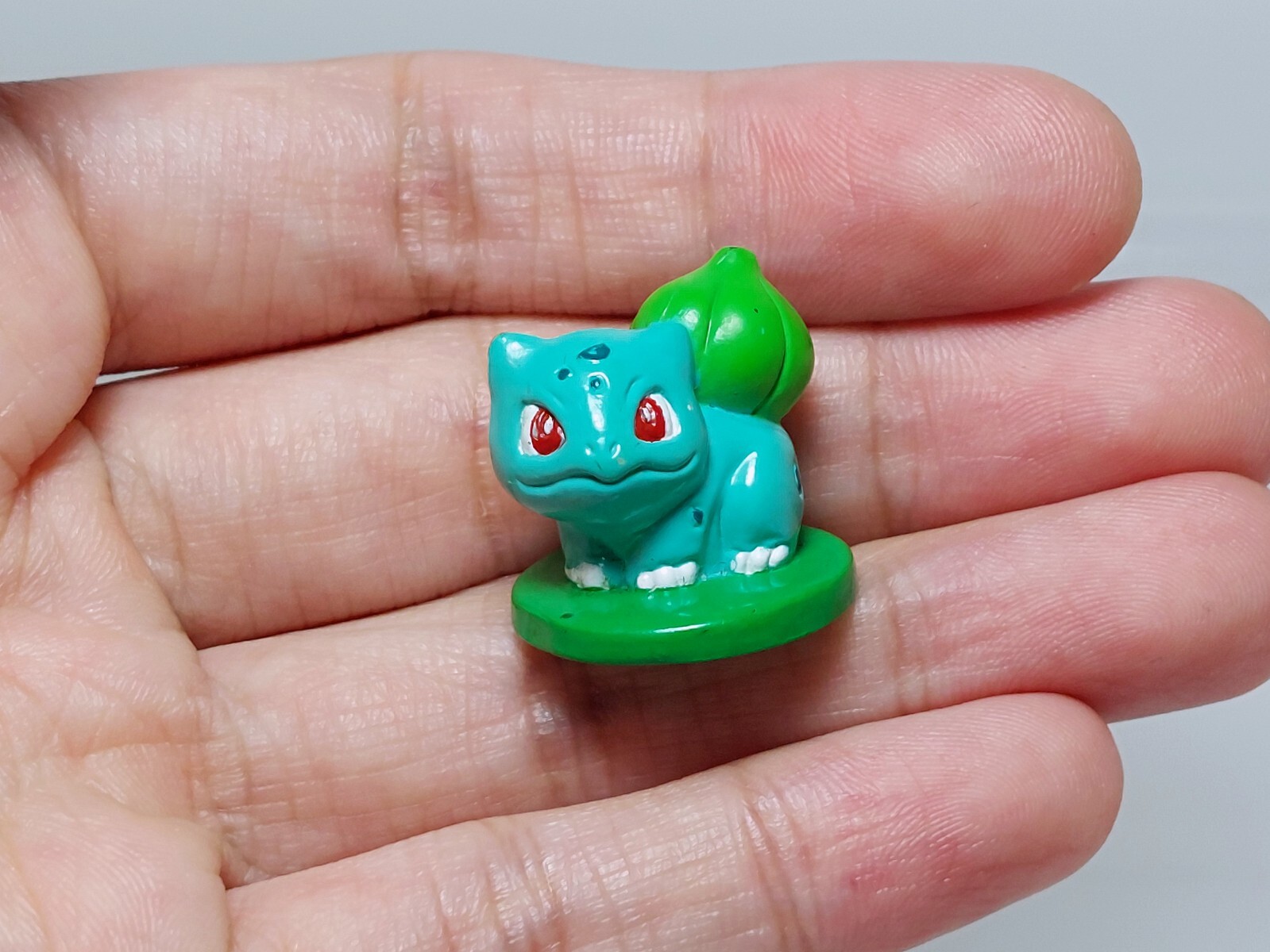 Pokemon Minicot Bulbasaur #1 Figure Banpresto 2004 Toy Japan N03 0.8in