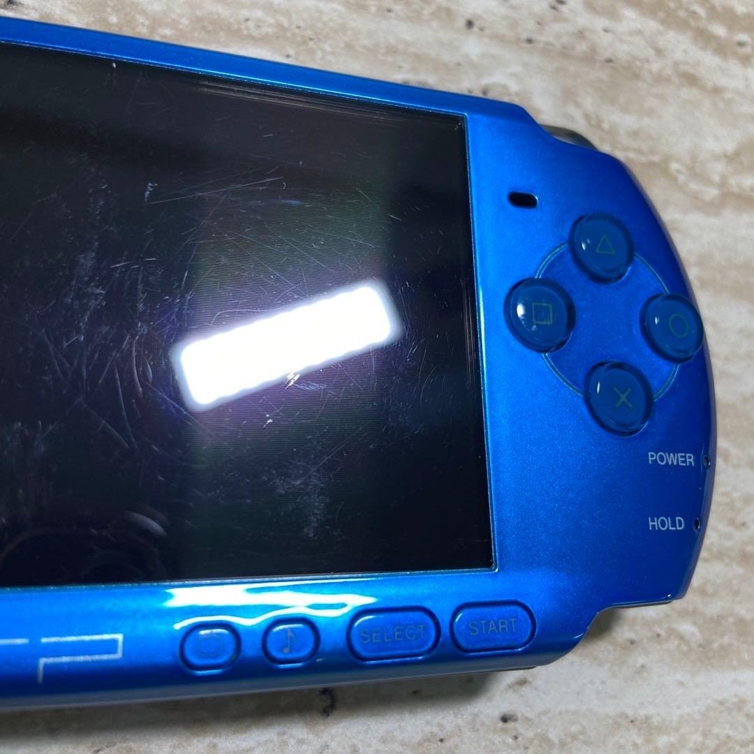 Sony PSP 3000 Vibrant Blue Complete in Box Very Good Condition 7084