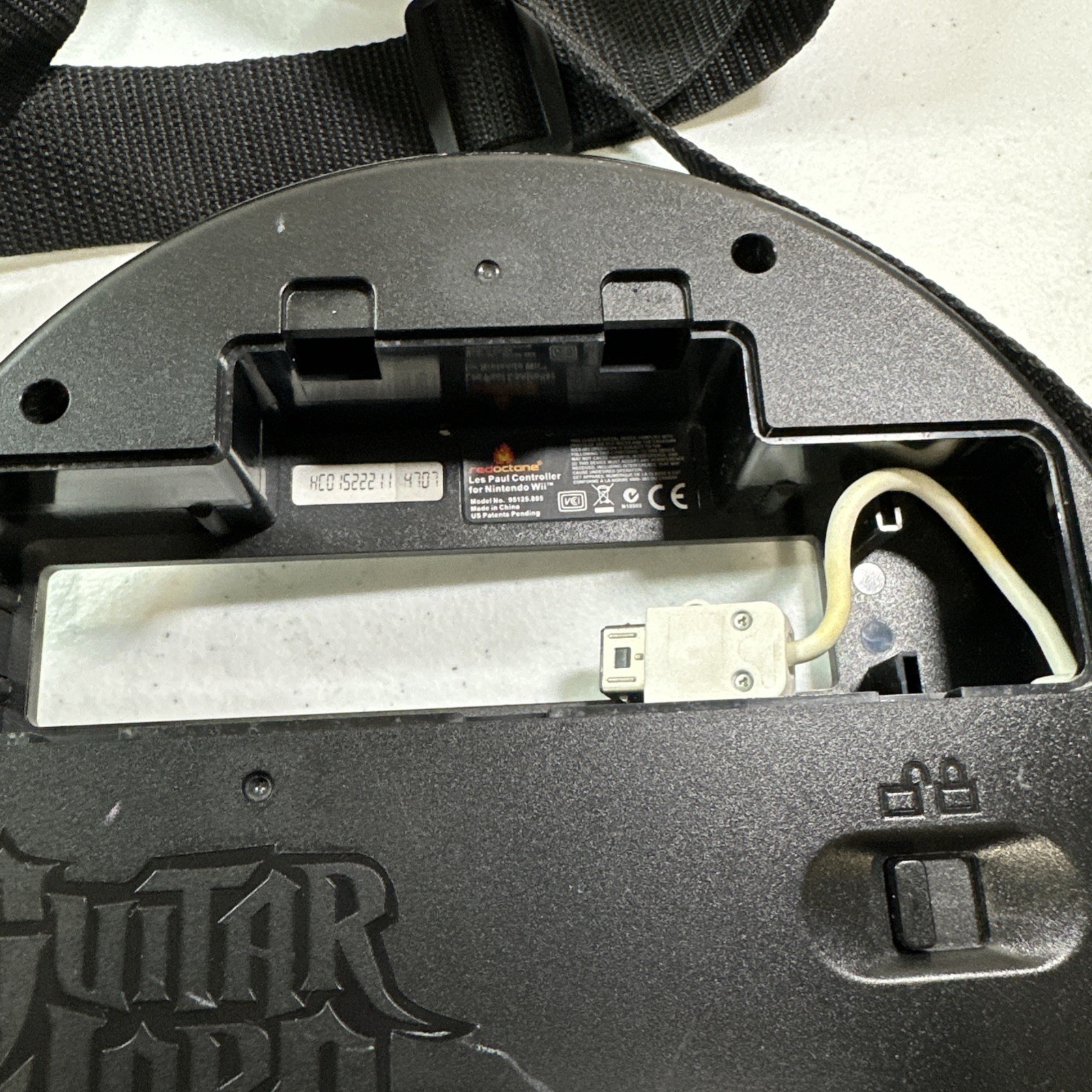Guitar Hero Wii Les Paul Wireless Guitar Controller RedOctane Tested Working