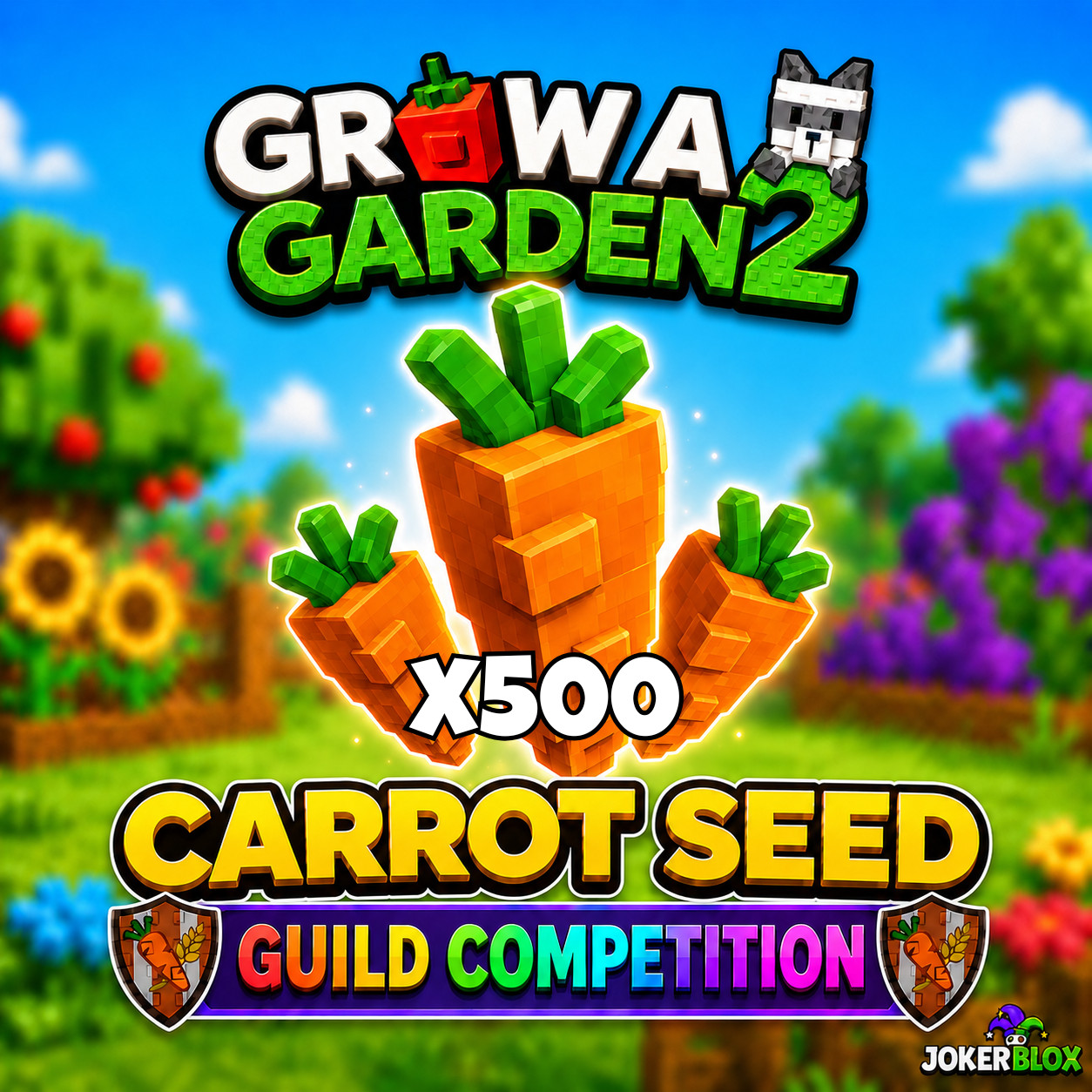 🪴Grow a Garden 2 | Carrot Seed Guild Competition | GAG2 Fast & Cheap