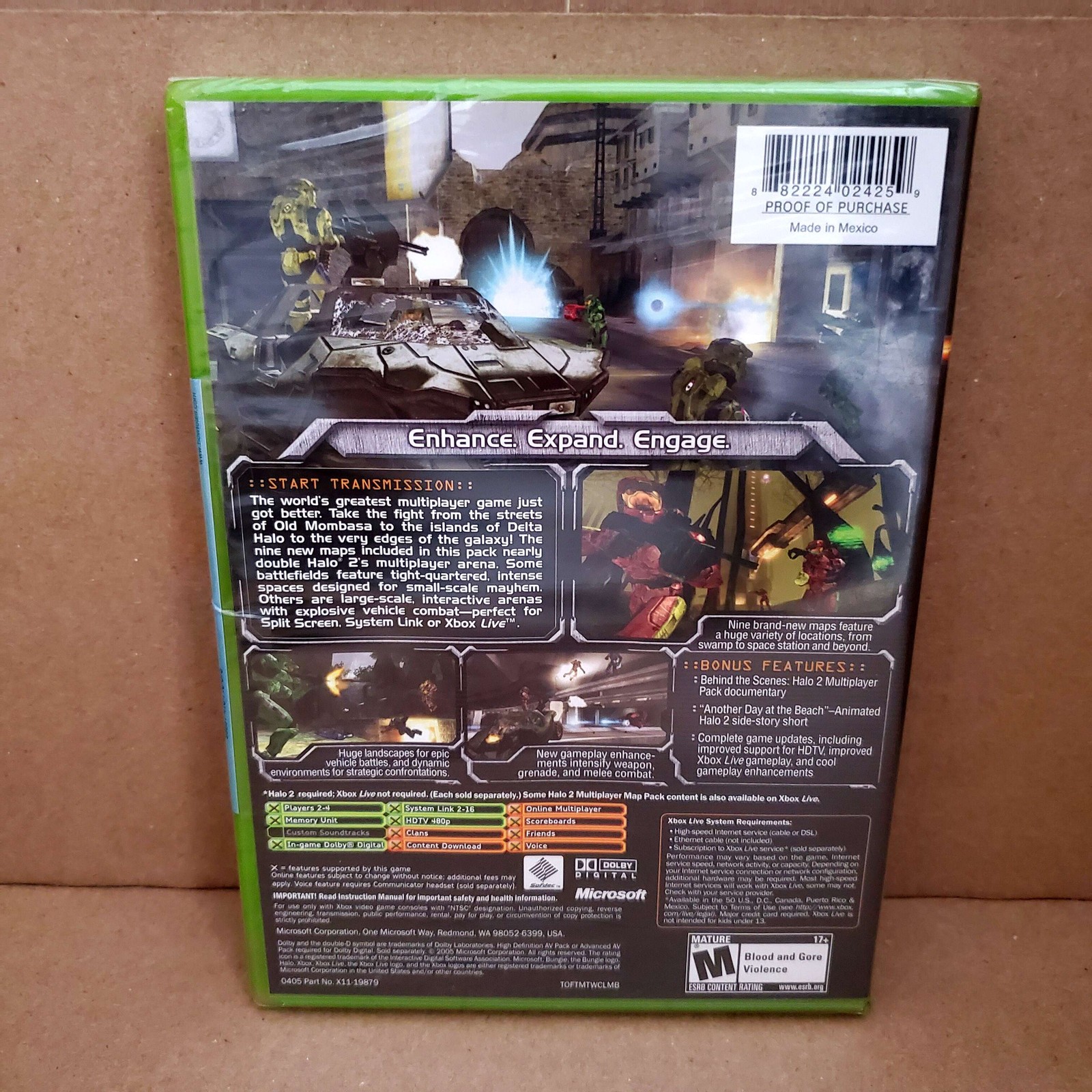 (Sealed) Halo 2 Multiplayer Map Pack – Microsoft Xbox 1Y Guarantee