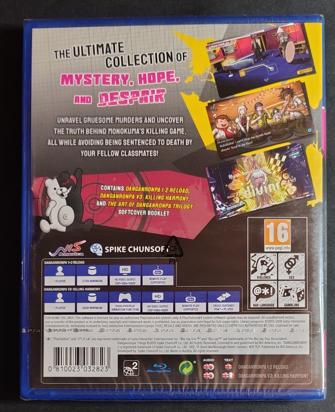 Danganronpa Trilogy PS4 PAL NIS America