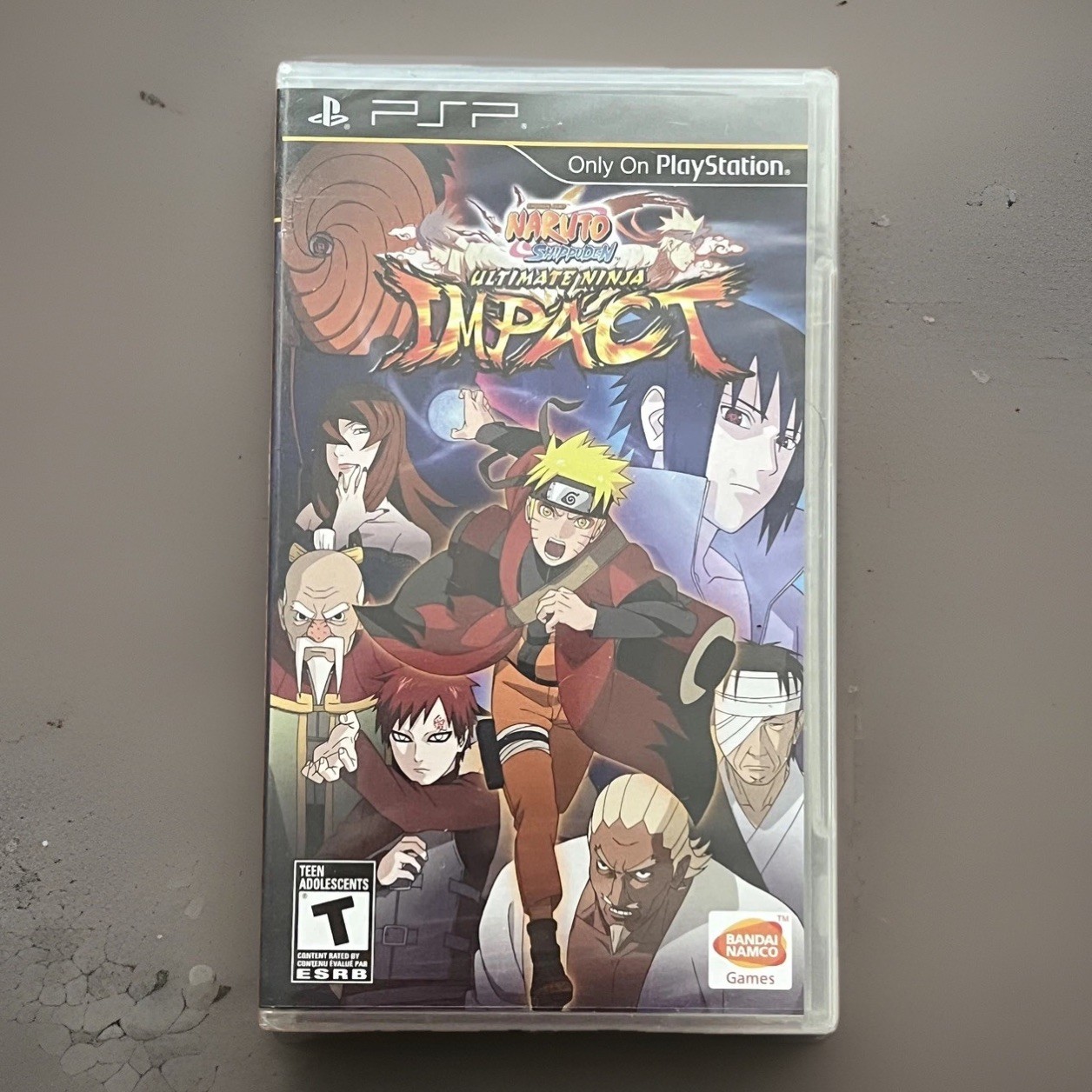 Sony PSP Naruto Shippuden Ultimate Ninja Fsctory Sealed Impact Namco Black Label