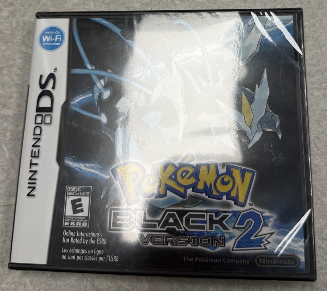 Pokémon Black Version 2 Nintendo DS, 2012 New Factory Sealed Authentic Protector