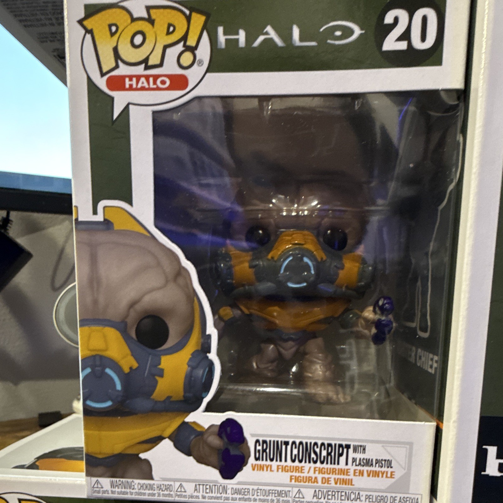 Funko Pop! Halo Vinyl Figure Lot Glows in Dark Master Chief Buck Weapon Escharum