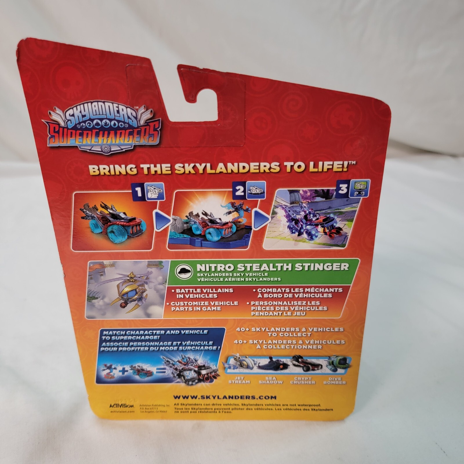 Skylanders Figure Superchargers Nitro Stealth Stinger Target Exclusive