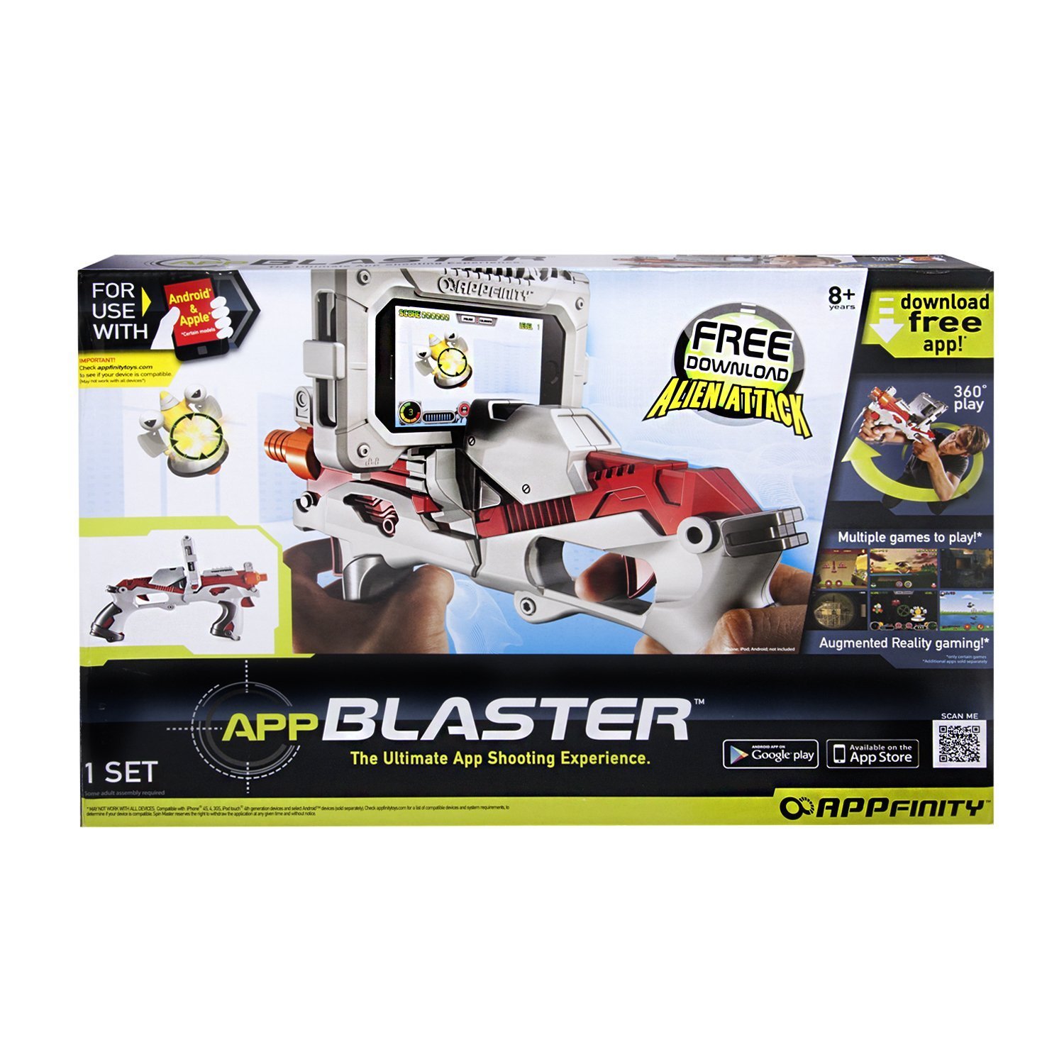 Spin Master Appfinity AppBlaster Toy Gun for Android & Apple Smartphones ()