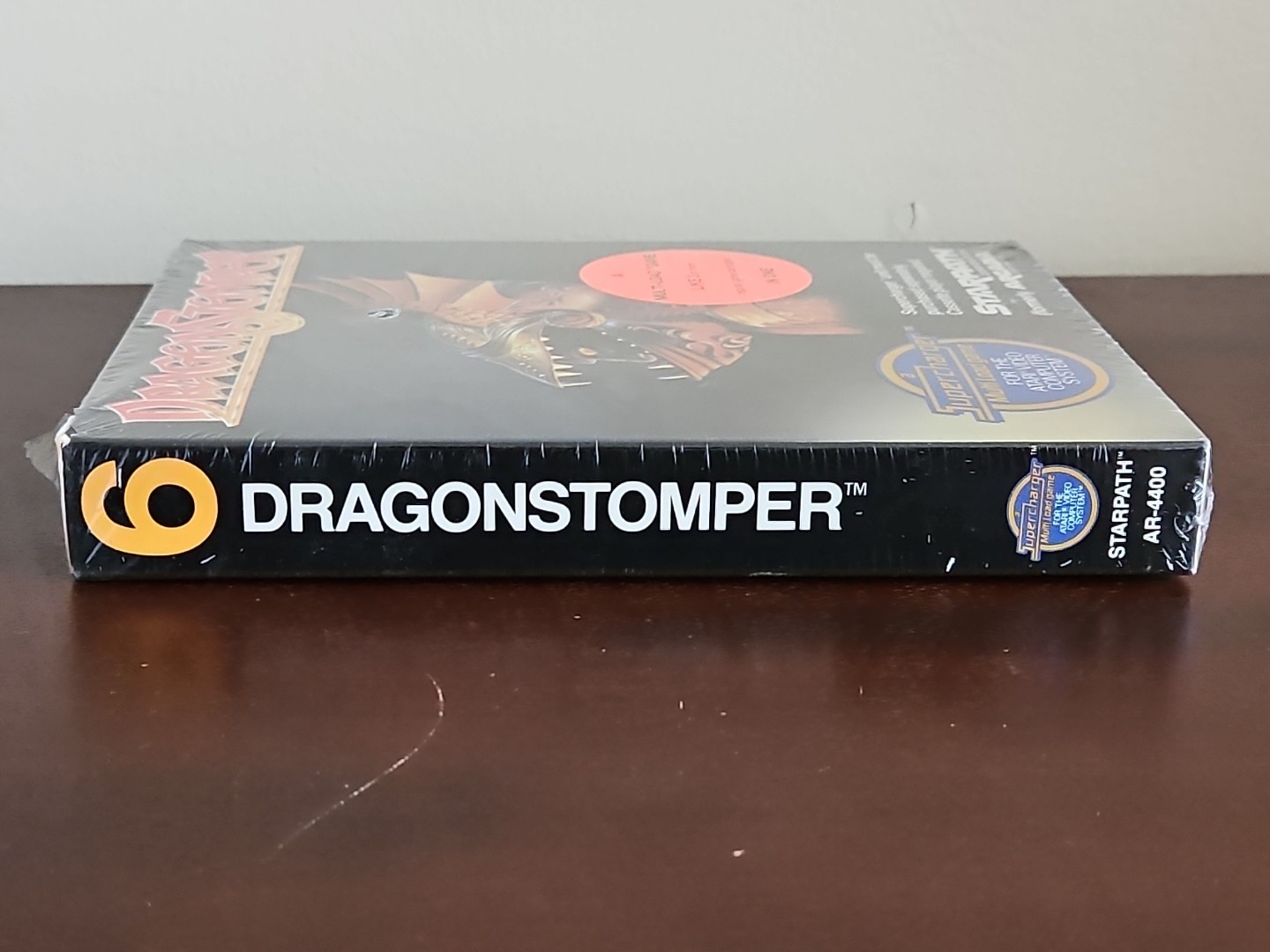 Vintage Rare Atari 2600 DragonStomper Starpath SuperCharger Cassette New Sealed