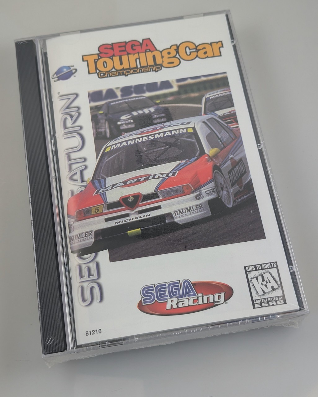 Sega Saturn – Sega Touring Car Championship Brand New Factory Sealed CASE FRESH