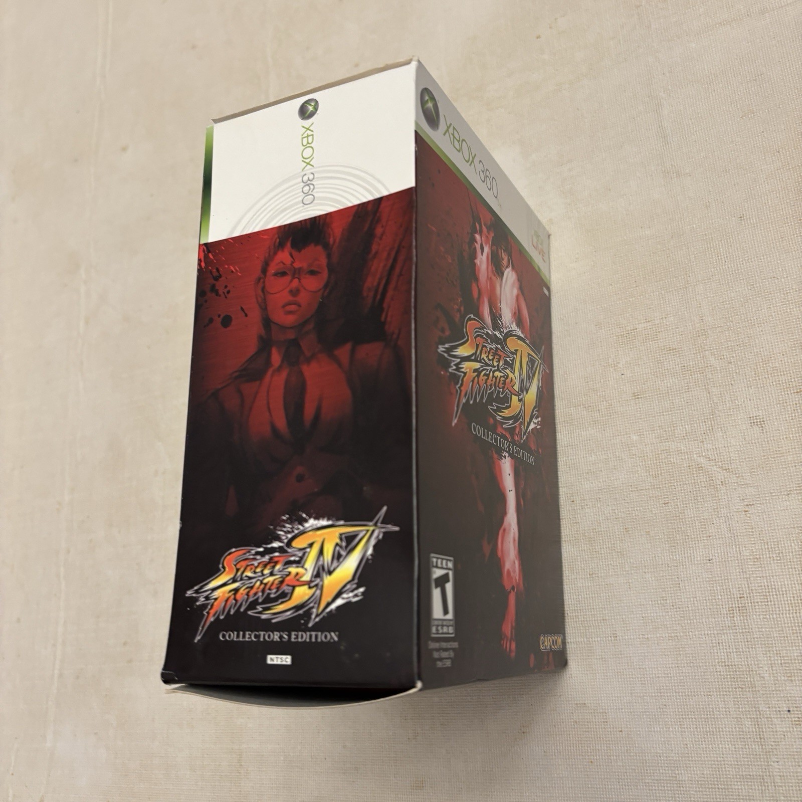 Street Fighter 4 Xbox 360 Collector’s Edition NO GAME NO FIGURE BONUS DISC ONLY!