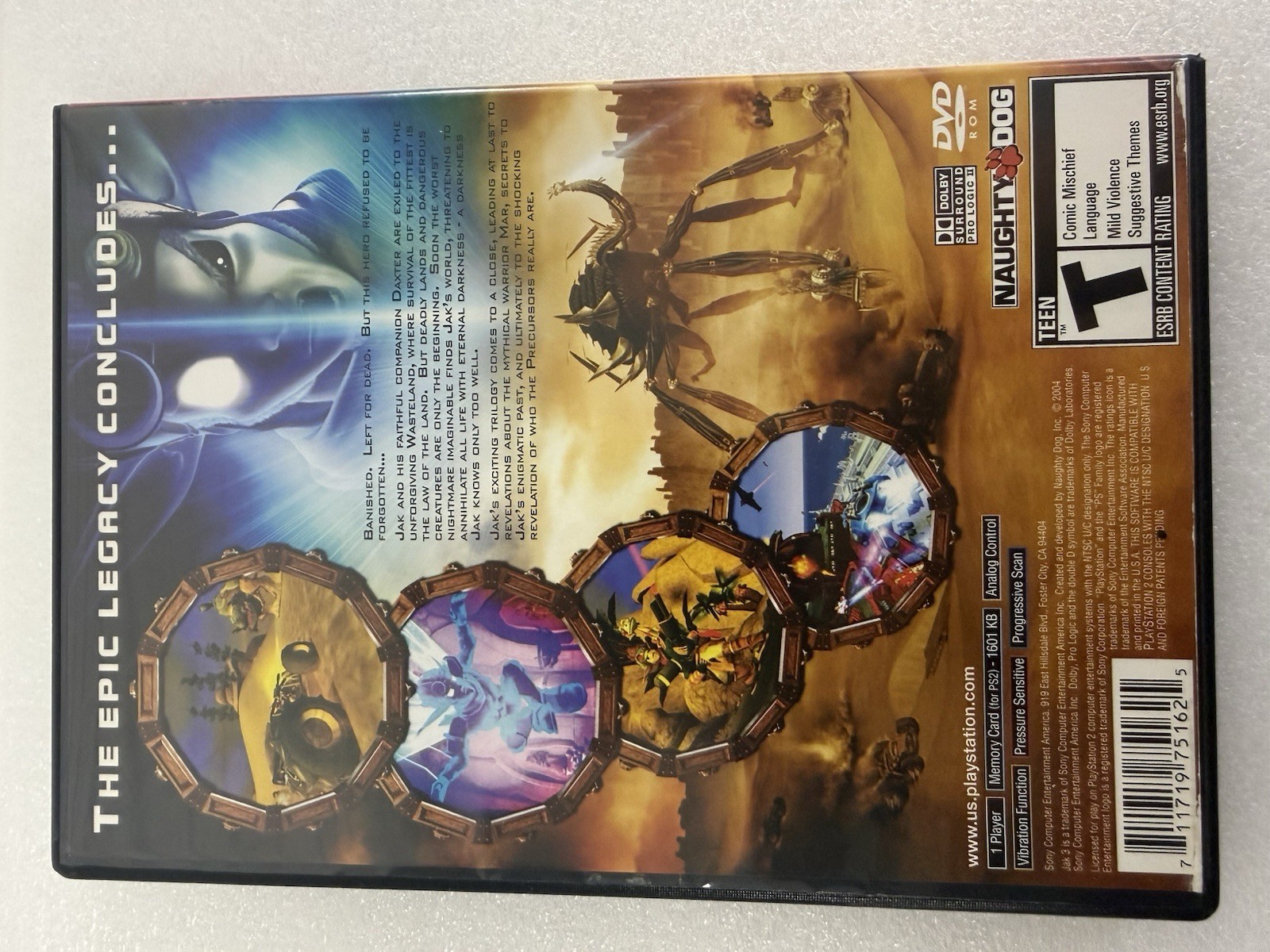 Jak 3 Greatest Hits (Playstation 2, PS2) Complete VGC Reg Card New Case – TESTED