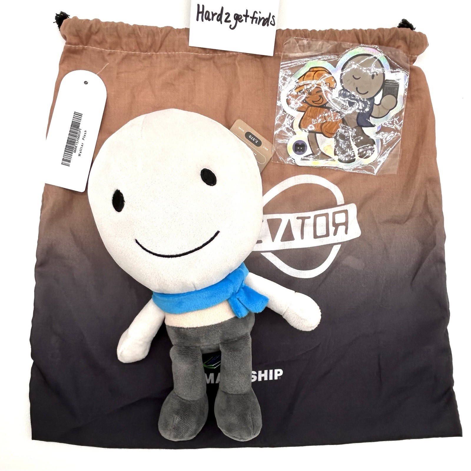 Official Makeship Wallter Plush Regretevator Video Game Limited Edition RARE NWT